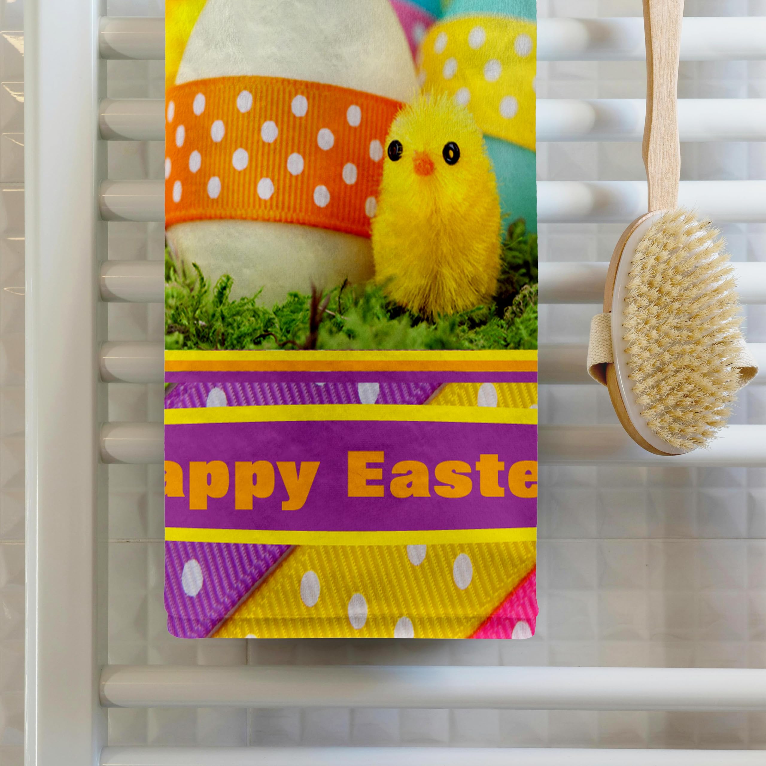 3D Rose Happy Easter Kitchen Towel - 15