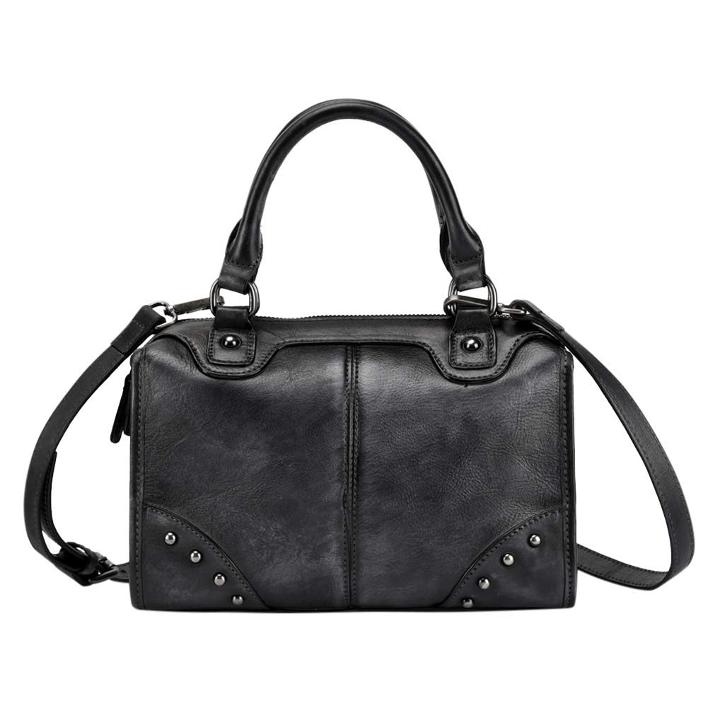 Vintage Leather Crossbody Purse for Women - Fashionable Handbag with Adjustable Strap for Daily Use, Work, and Travel