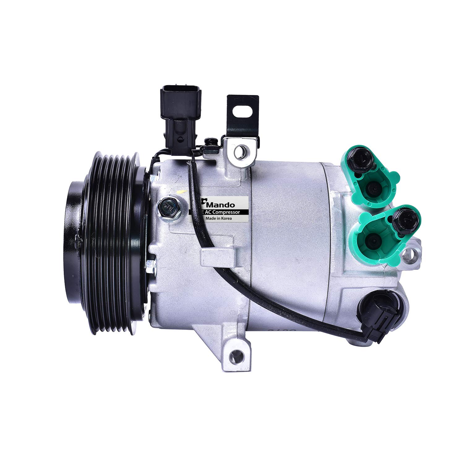 Original Equipment Mando 10A1460 AC Compressor with Clutch - Pre-filled Oil | Compatible with [Vehicle Models] | Perfect for AC Repair & Auto Maintenance