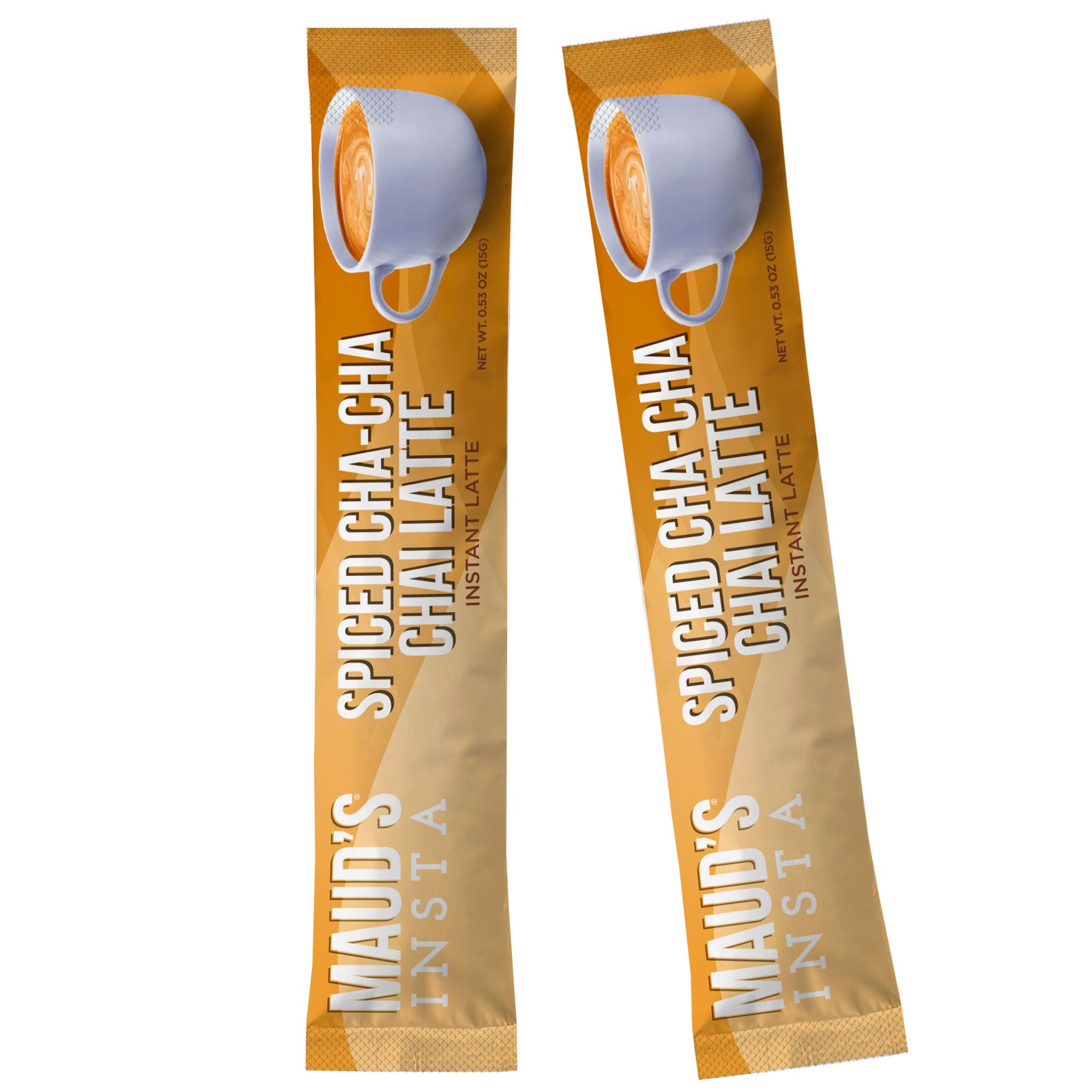Maud's Instant Chai Latte Tea Sticks - Premium Spiced Tea Mix for Home, Office & Travel - Quick & Easy Hot or Iced Beverage