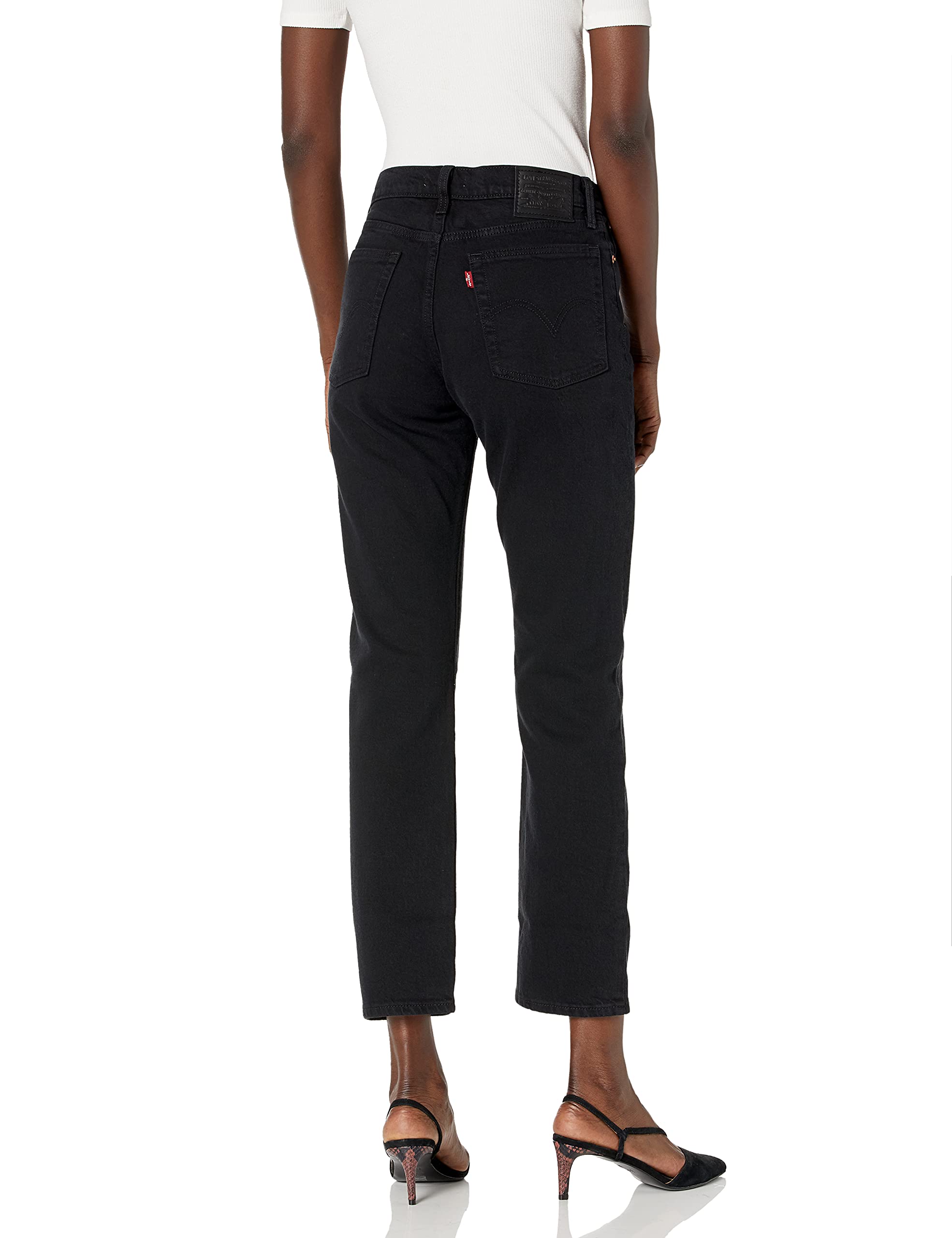 Levi's Women's Premium Wedgie Straight Jeans - High Waist Slim Fit Denim Pants for Casual Wear & Everyday Outfits