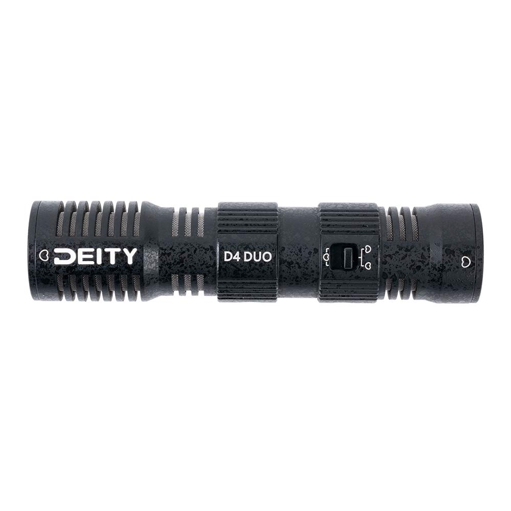 Deity V-Mic D4 DUO Dual Cardioid Camera Microphone - Professional Shotgun Mic for DSLR, Mirrorless & Video Cameras - Perfect for Vlogging, Interviews & Film Making