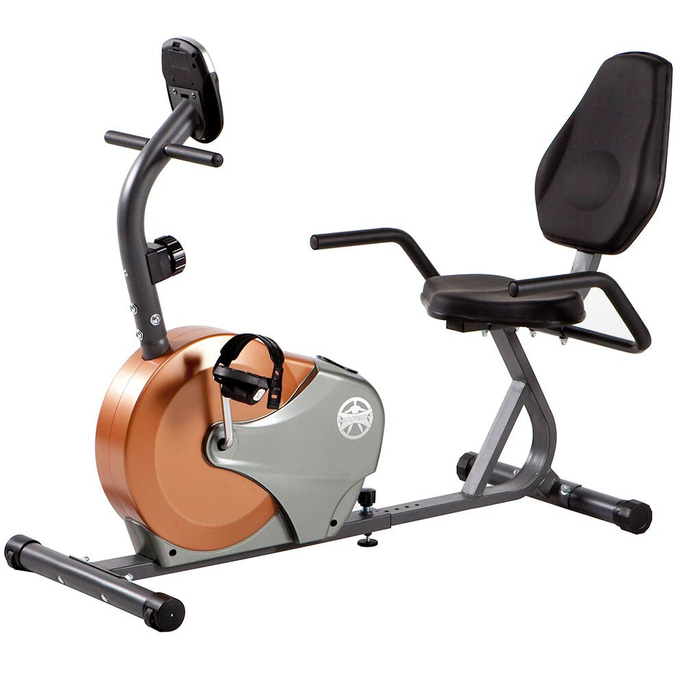 Marcy NS-1003R Recumbent Exercise Bike for Seniors & Home Gym - Low-Impact Cardio Workout for Weight Loss & Rehabilitation - Perfect for Small Spaces & Physical Therapy