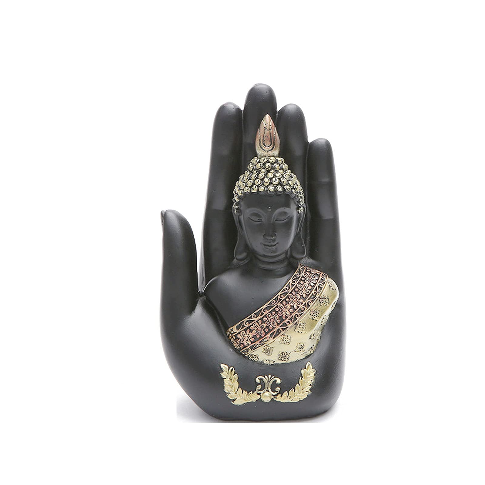 Handmade Thai Buddha Statue - Resin Buddha Sculpture for Meditation, Feng Shui, and Home Decoration | Buddhist Figurine for Living Room, Office & Zen Space Decor