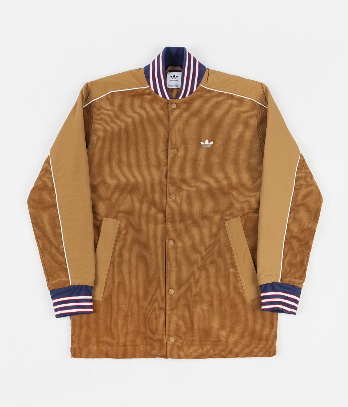 Adidas Corduroy Jacket for Men - Vintage Style Casual Outerwear with Pockets | Perfect for Fall & Winter Fashion, Outdoor Activities, and Streetwear Looks
