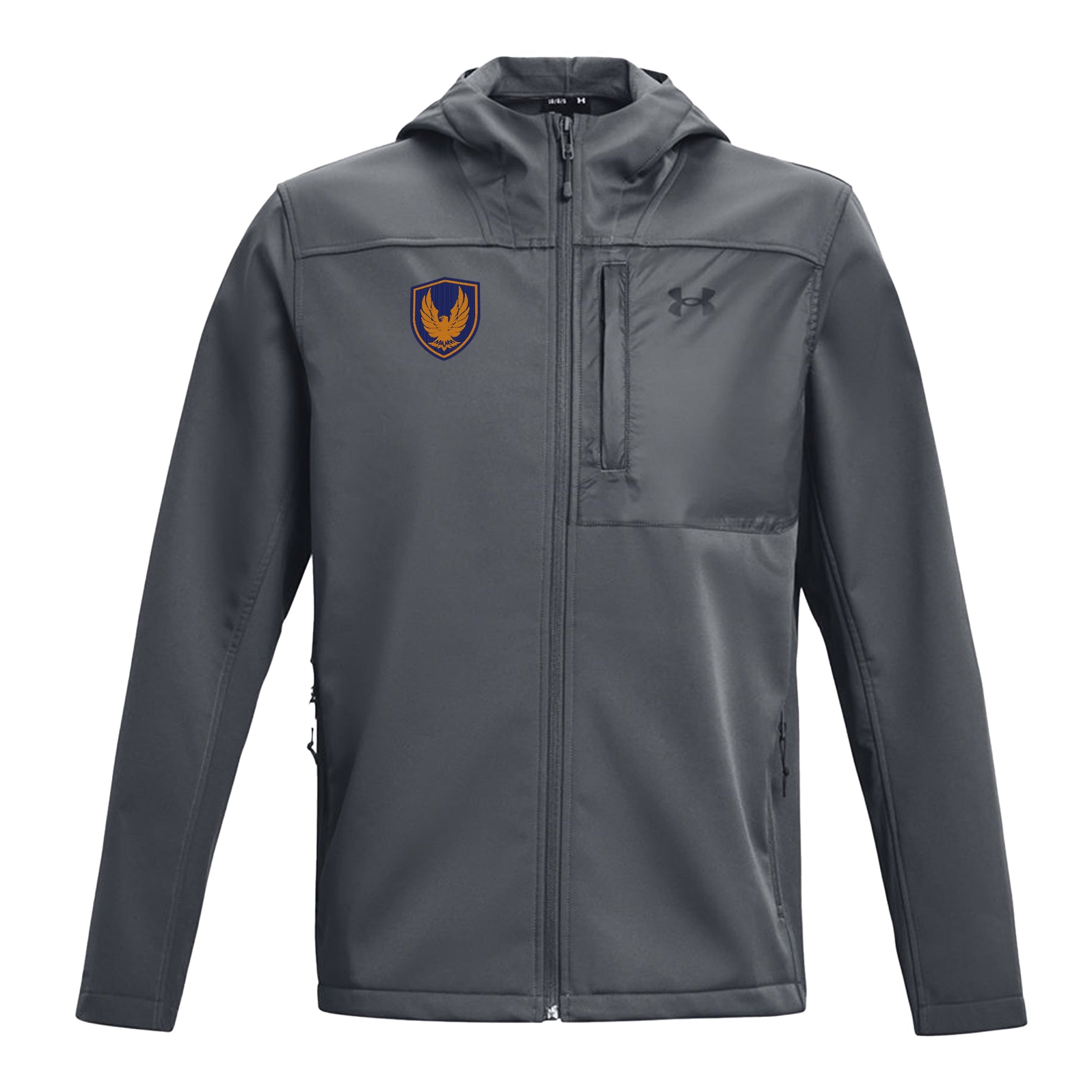 GHFH Rugby UA CGI Hooded Jacket - Men's Lightweight Waterproof Windbreaker for Outdoor Sports & Casual Wear - Perfect for Rugby, Hiking, and Everyday Use