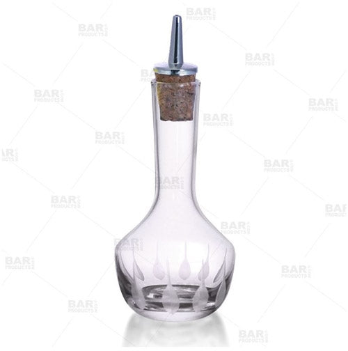 BarConic® Premium Feather Etched Cocktail Mixing Kit with 30oz Stemmed Mixing Glass - Perfect for Home Bars, Professional Mixology & Entertaining Guests