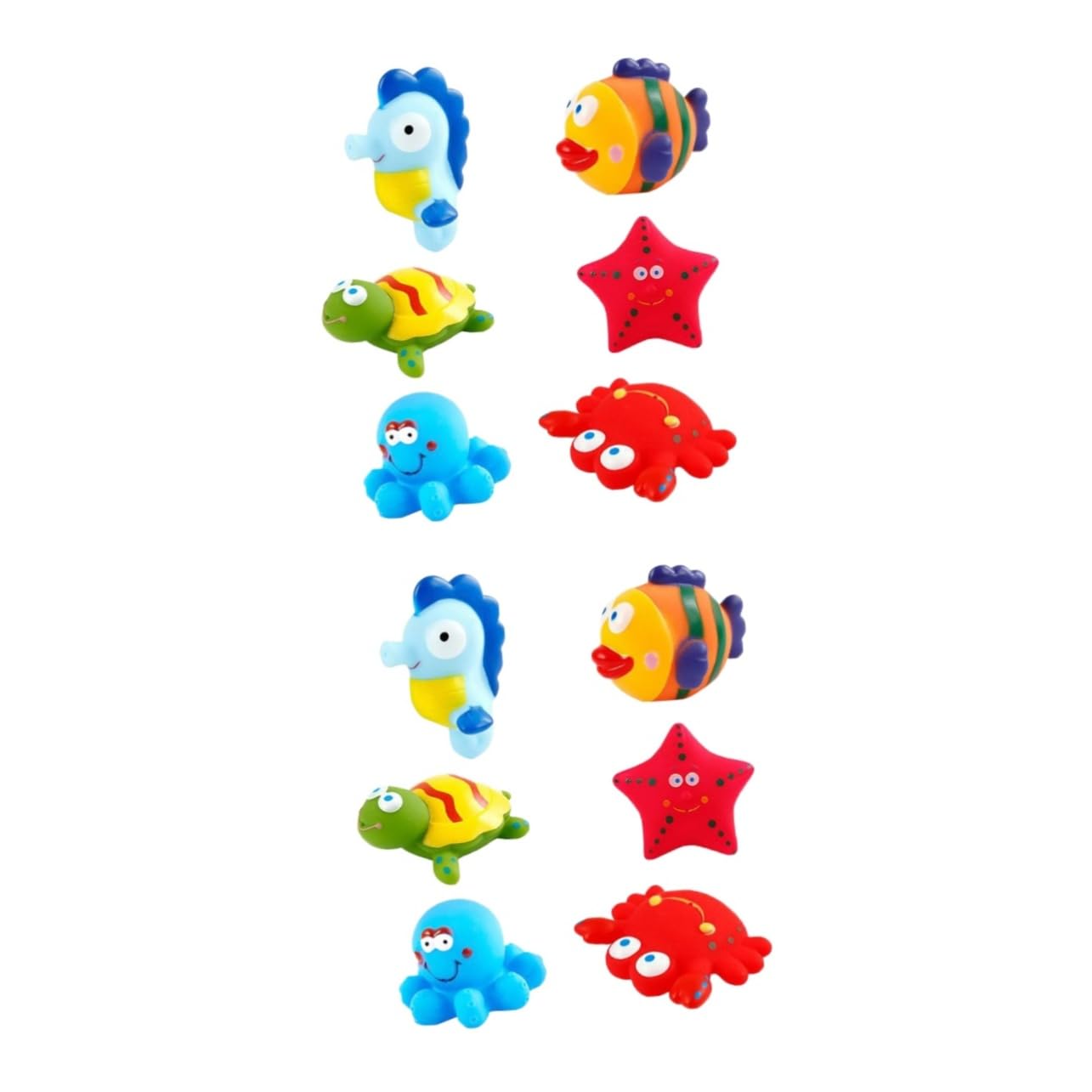 UPKOCH 12 Pcs Ocean Animal Bath Toys for Kids - Colorful Sea Creature Bathtub Toys for Toddlers, Fun Bath Time Learning & Sensory Play
