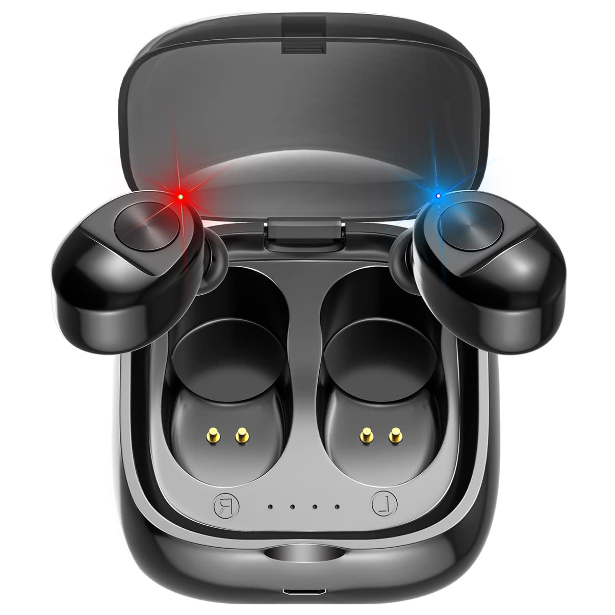 Wireless Bluetooth Earbuds with IPX5 Waterproof, Hi-Fi Stereo Sound, Noise Cancelling In-Ear Headphones for Men & Women - Perfect for Gym, Running, Workout, Travel & Daily Use