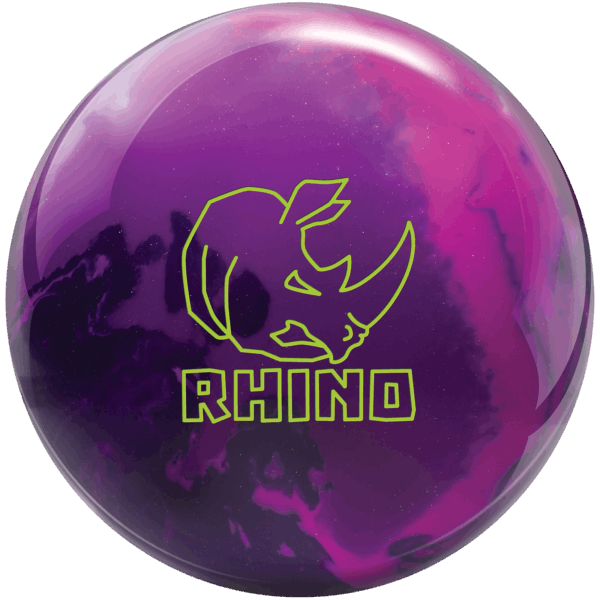 Brunswick Rhino Bowling Ball - Magenta, Purple, Navy Colors | Perfect for League Play & Tournament Performance