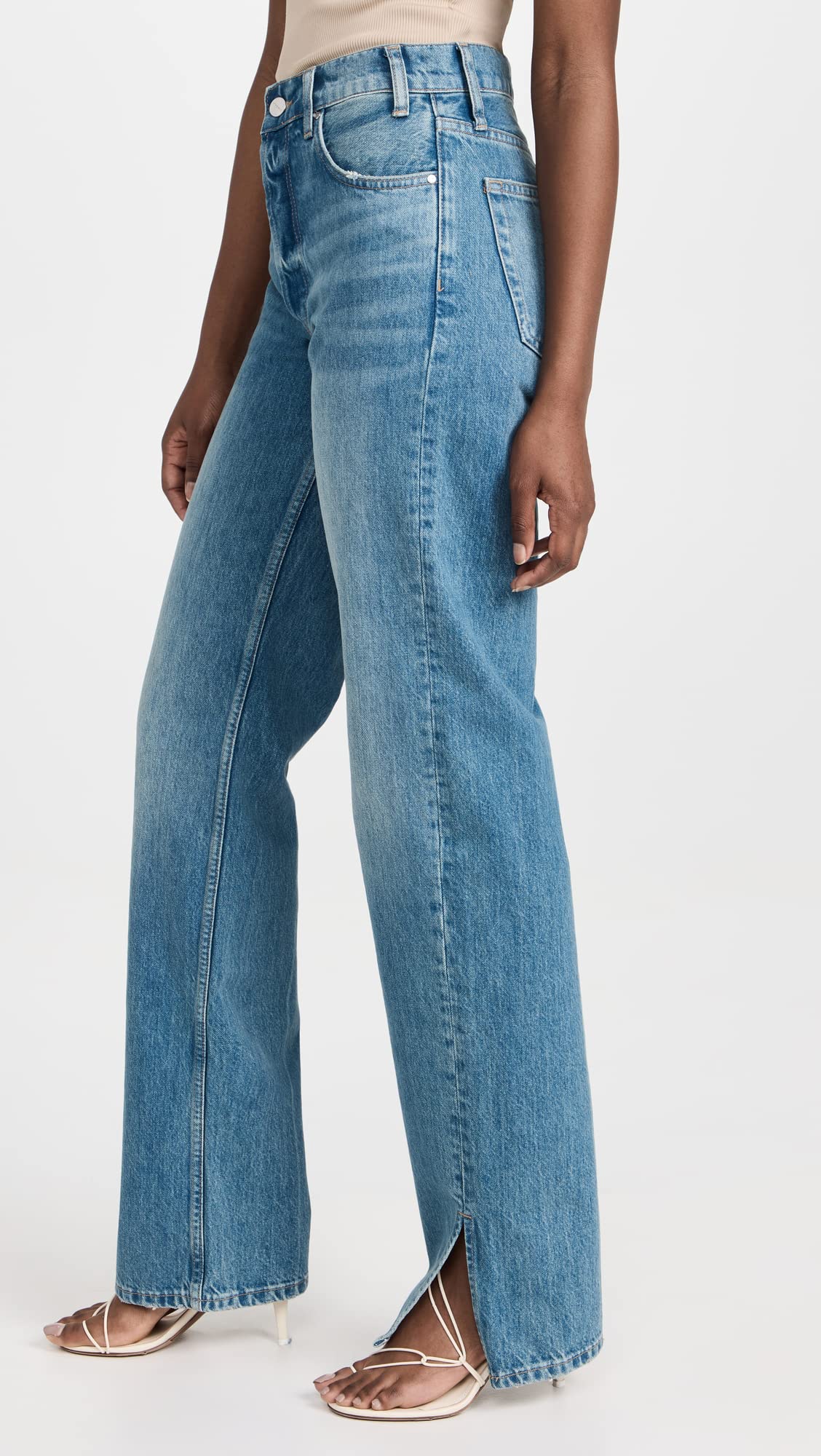 ANINE BING Women's Roy High-Rise Skinny Jeans - Stretch Denim Pants for Casual Wear & Night Out