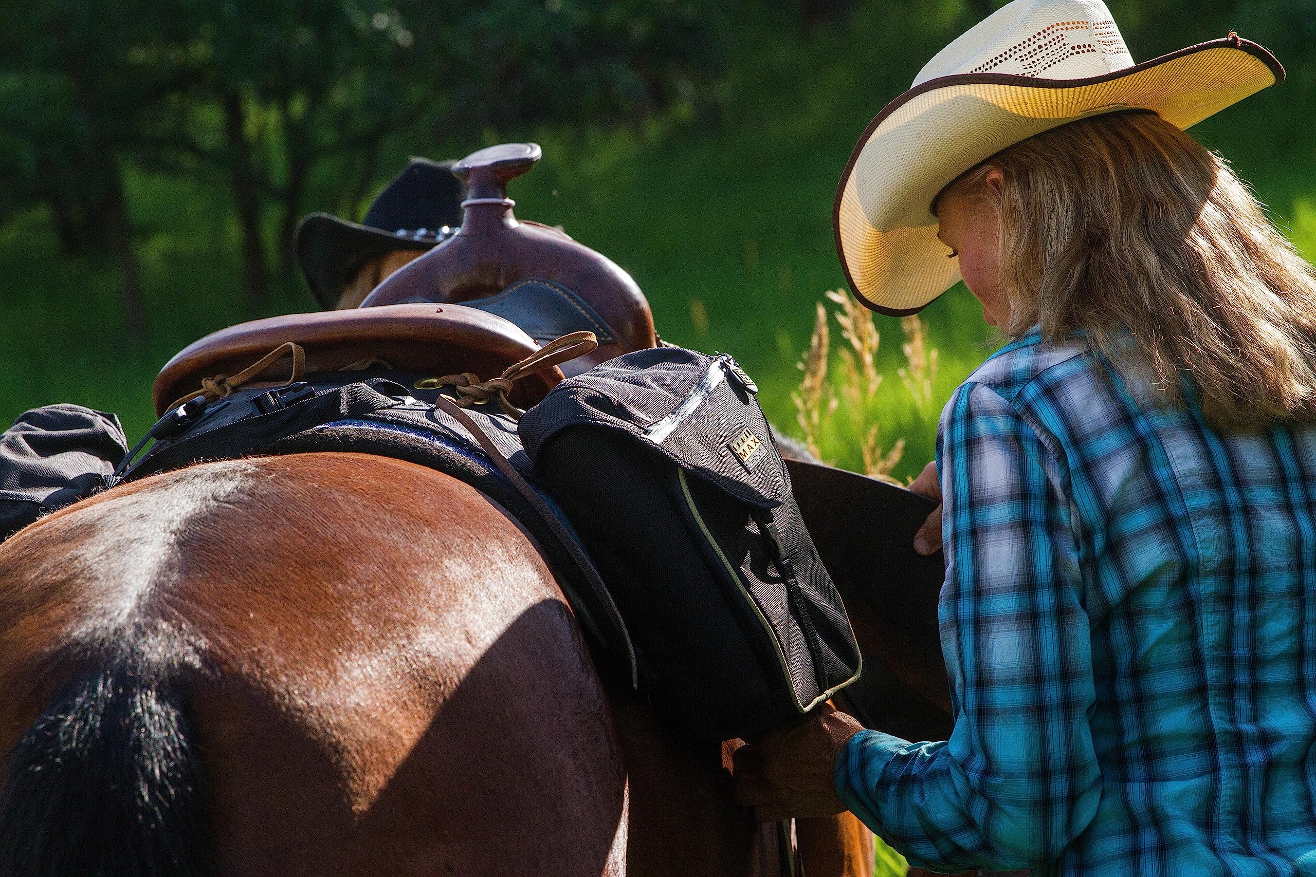 TrailMax 500 Series Insulated & Padded Horse Saddle Bags for Trail Riding - Waterproof Equestrian Gear for Camping, Hiking & Outdoor Adventures