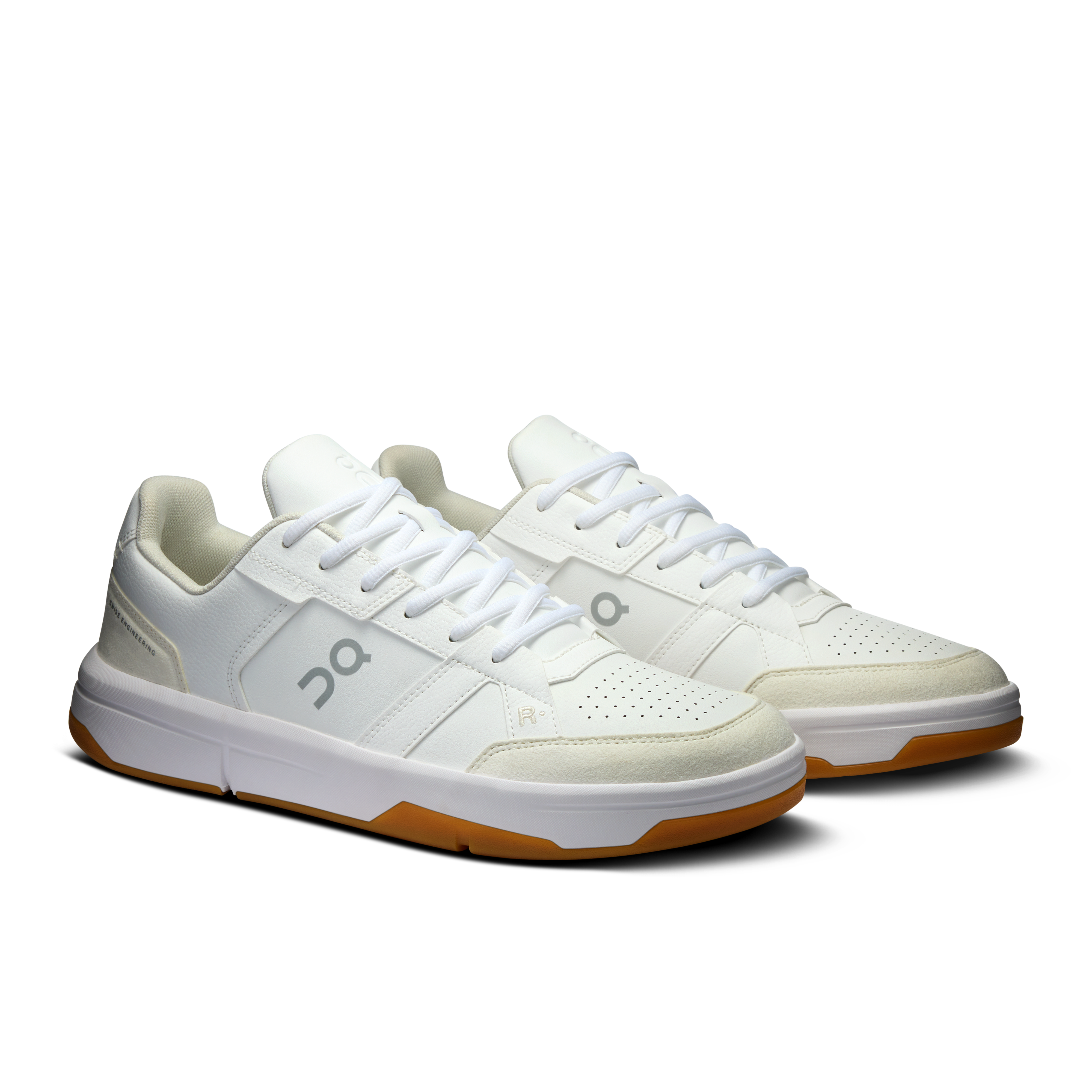 On Running Men's The Roger Clubhouse Sneakers - White/Ivory | Lightweight Running Shoes for Men | Perfect for Jogging, Gym Workouts & Casual Wear