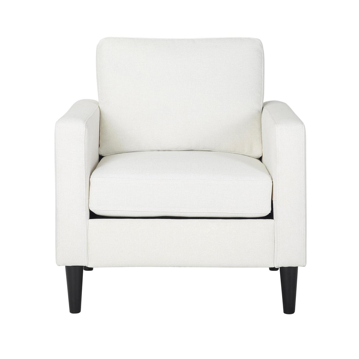 LumiSource Wendy Fabric Arm Chair - Modern Accent Chair for Living Room & Bedroom, Comfortable Upholstered Lounge Chair - Perfect for Reading, Relaxing, and Home Decor