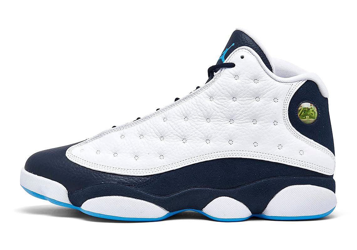 Jordan Men's Air Jordan 13 Retro Sneakers - Obsidian/White (Size 11) | Basketball Shoes for Men | Perfect for Court Performance & Streetwear Fashion