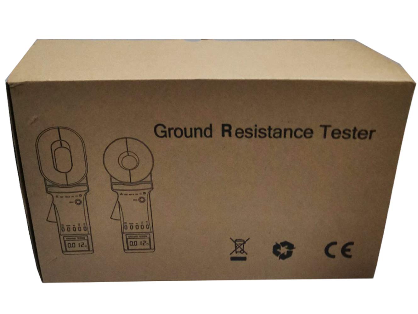 Digital Clamp Ground Resistance Tester Meter - 0.01 to 200Ω Range, LCD Display - for Electrical System Testing, Industrial Maintenance & Solar Panel Installation