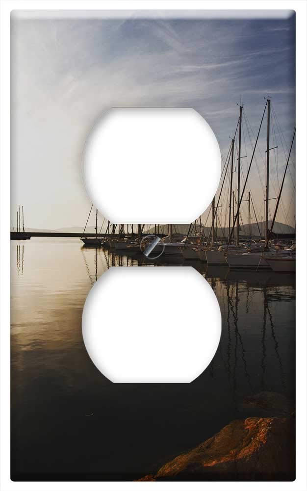 Marine-Grade Switch Plate Outlet Cover - Waterproof Electrical Cover for Boats, Yachts & Marinas | Saltwater & Weather Resistant | Ideal for Marine, RV & Outdoor Use