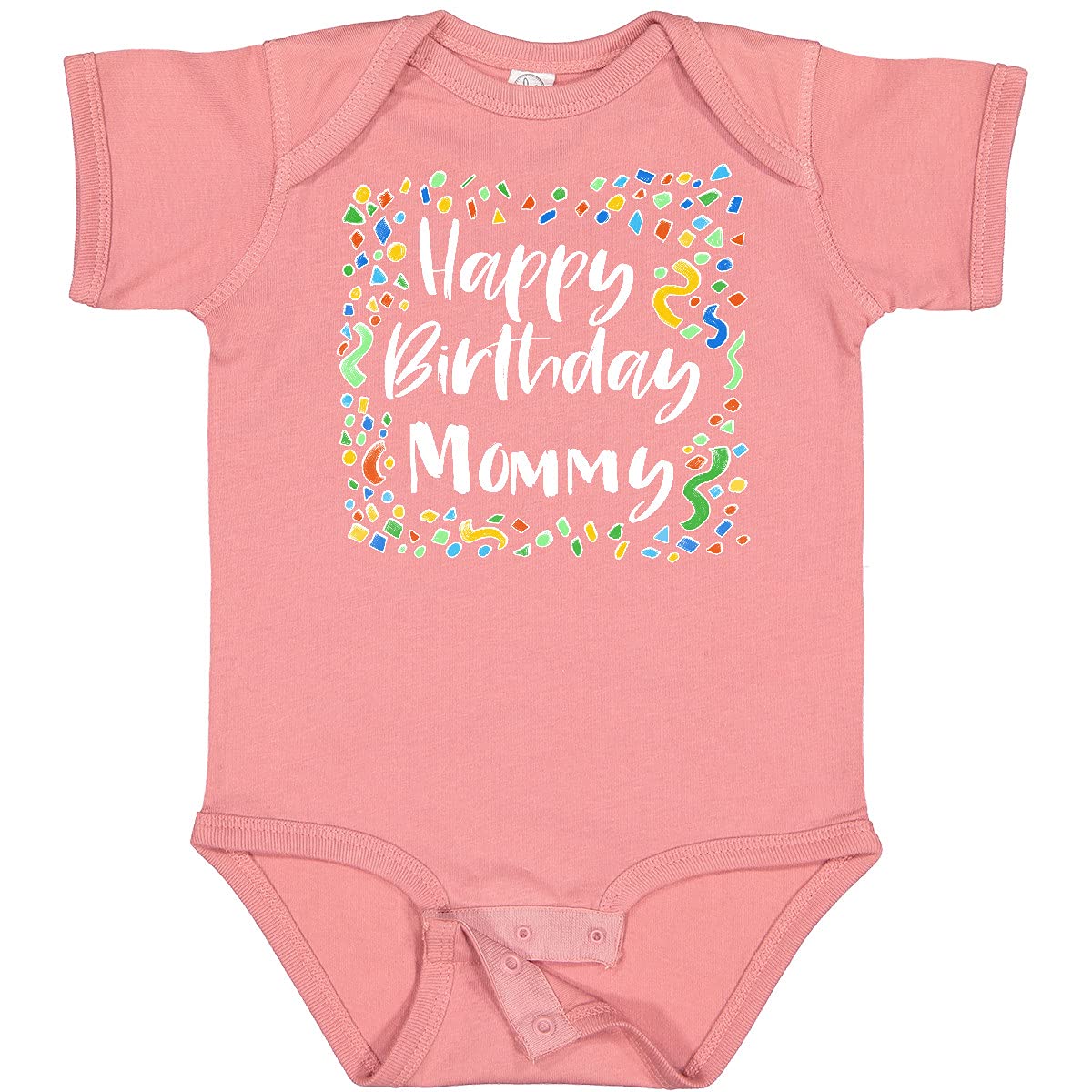 Inktastic Happy Birthday Mommy Baby Bodysuit - Cute Infant Onesie for Birthday Celebrations & Photo Shoots