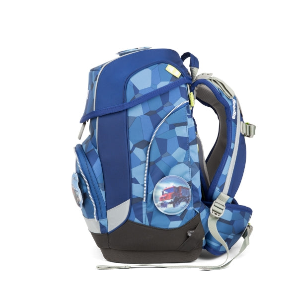 Ergobag Cubo Light MonstBear - Premium Kids Backpack for School & Travel - Durable, Lightweight & Ergonomic Design for Comfortable Daily Use