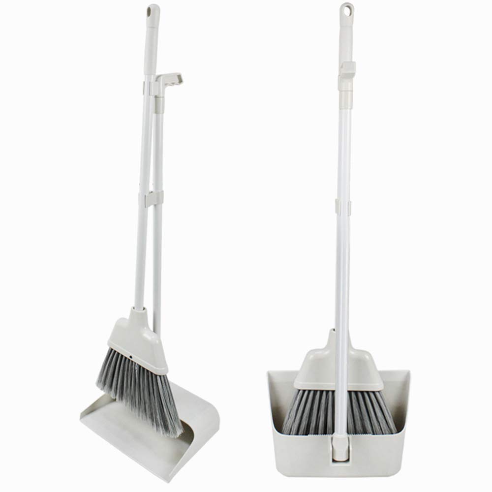 Vintage Dust Pan & Broom Set - Home & Office Cleaning Kit for Floors