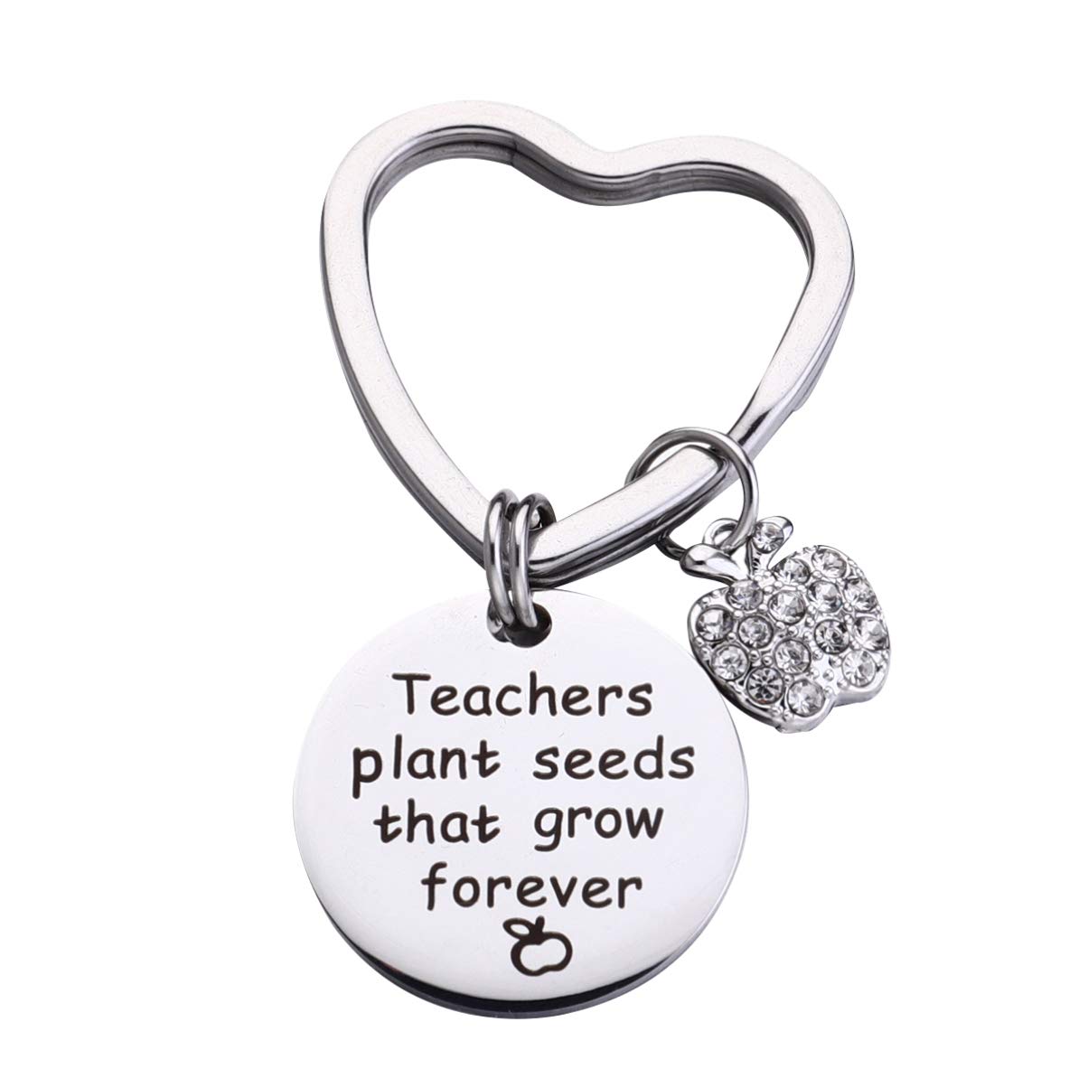 Personalized Engraved Keychain for Teachers - Thoughtful Graduation Gift from Students - Perfect for Teacher Appreciation, Retirement, or End of Year Gifts