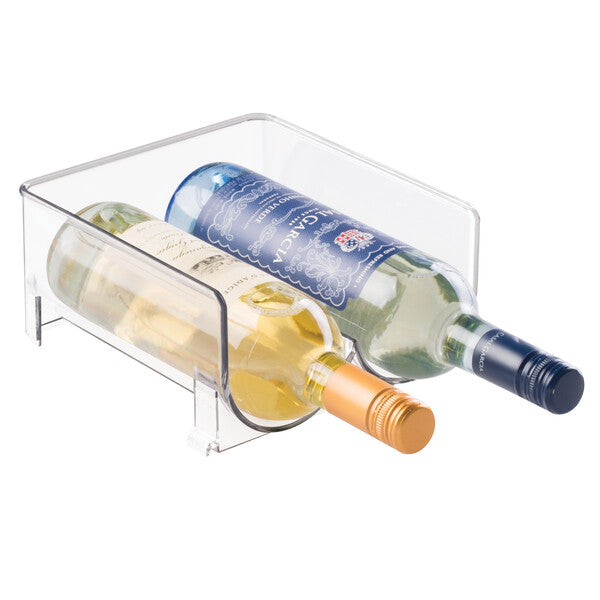 FRIDGE BINZ Stackable Wine & Bottle Organizer - Space-Saving Refrigerator Storage for Wine, Beer, and Beverage Bottles - Perfect for Kitchen, Bar, and Party Use