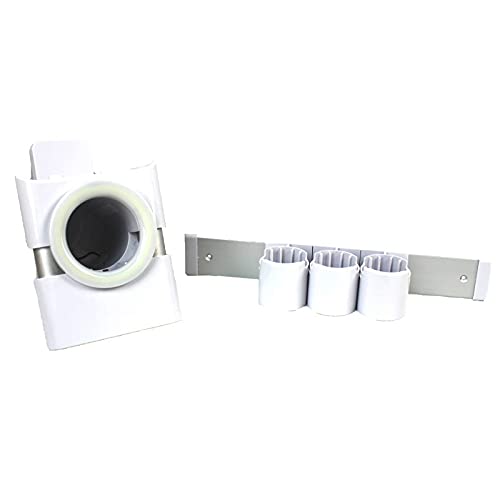 White Vacuum Cleaner Docking Stand & Rack Replacement - AK8DS03 Compatible for Easy Storage