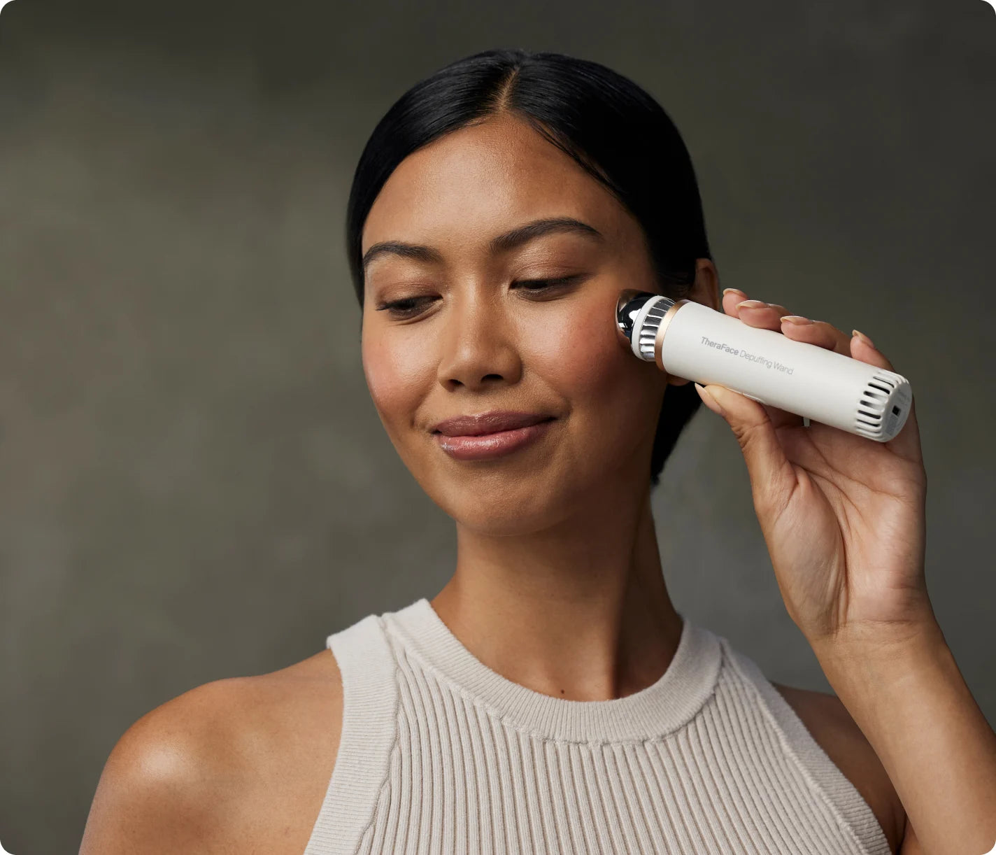 TheraFace Depuffing Wand for Face - Cooling Massage Tool for Puffy Eyes & Dark Circles - Reduce Swelling & Refresh Skin - Perfect for Morning Routine & Post-Workout Recovery