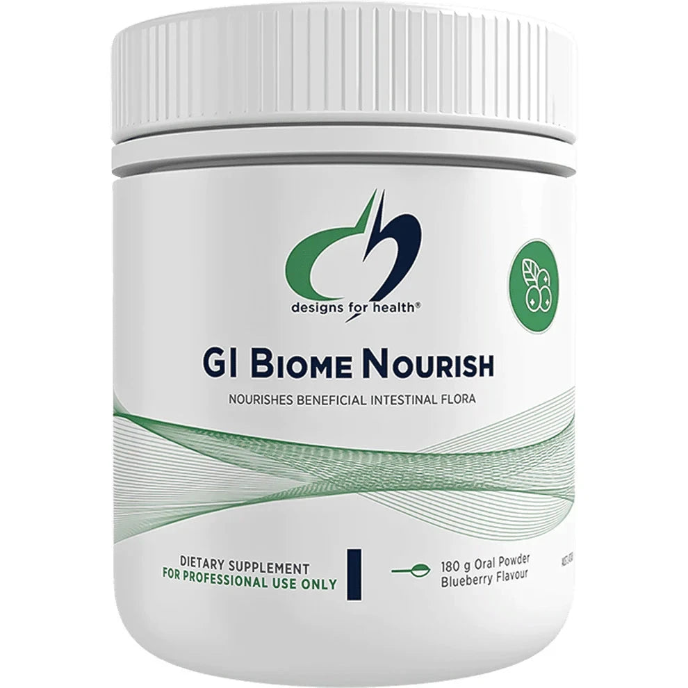 Designs For Health GI Biome Nourish Oral Powder - Gut Health Supplement for Digestion & Immune Support - Perfect for Daily Wellness Routine & Travel