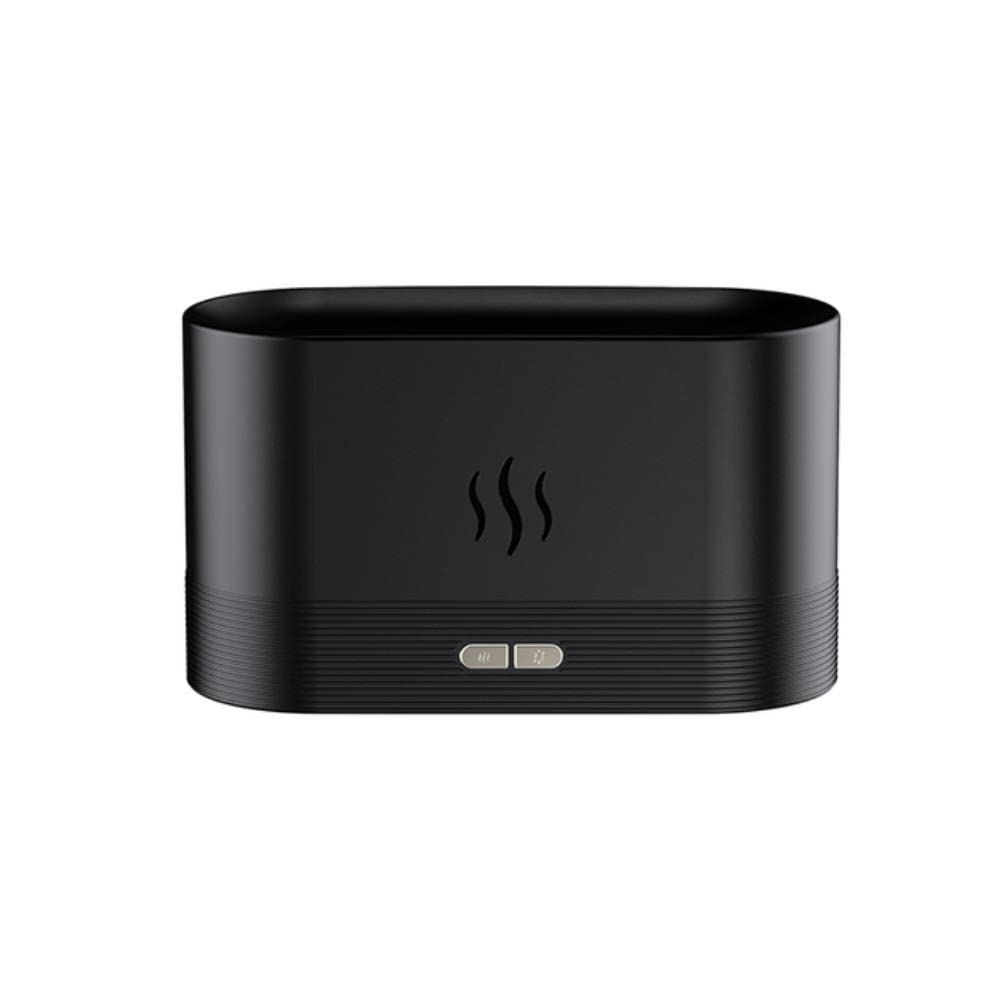 Ultrasonic Aromatherapy Diffuser with Flame Effect - Essential Oil Humidifier for Home, Bedroom & Office - Air Freshener for Better Sleep & Relaxation | Perfect for Yoga, Meditation & Stress Relief