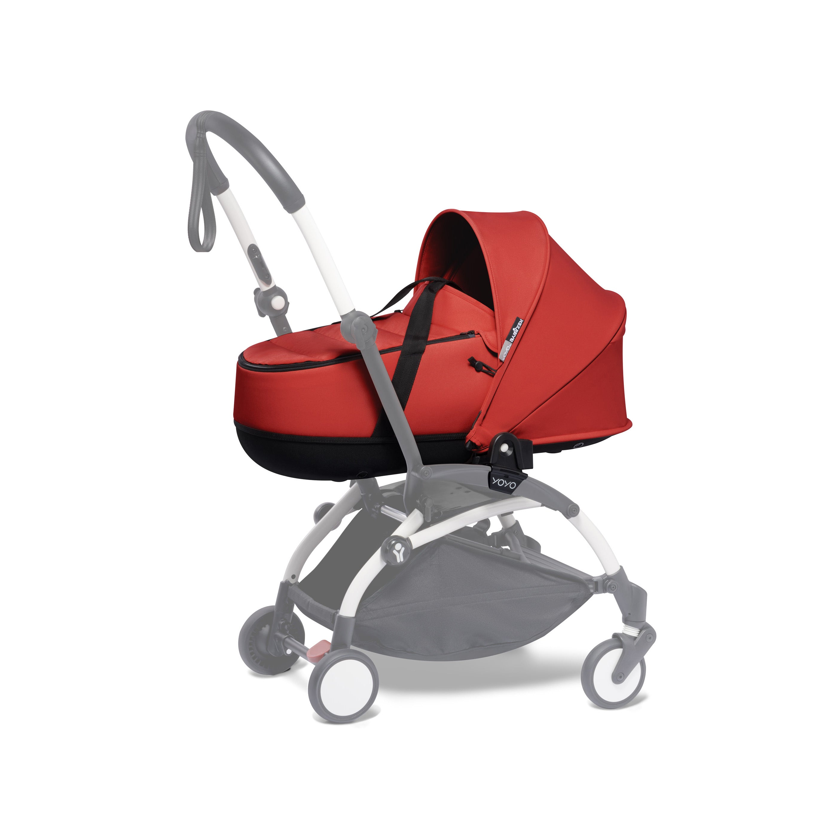 Babyzen YOYO Bassinet in Red - Lightweight & Portable Baby Crib for Travel, Home & Nursery - Perfect for Newborns & Infants
