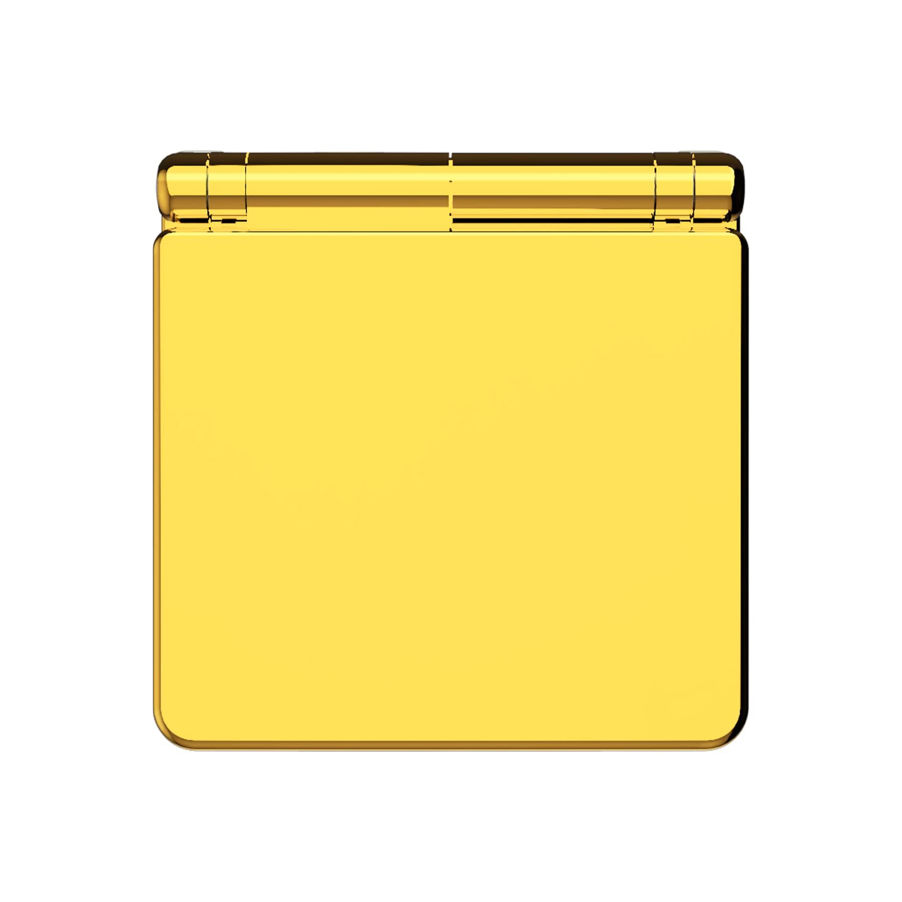 Premium eXtremeRate Chrome Gold Glossy Replacement Shell for Gameboy Advance SP GBA SP - Compatible with IPS & Standard LCD Screens (Console Not Included) - Perfect for Custom Gaming Builds & Console Modding