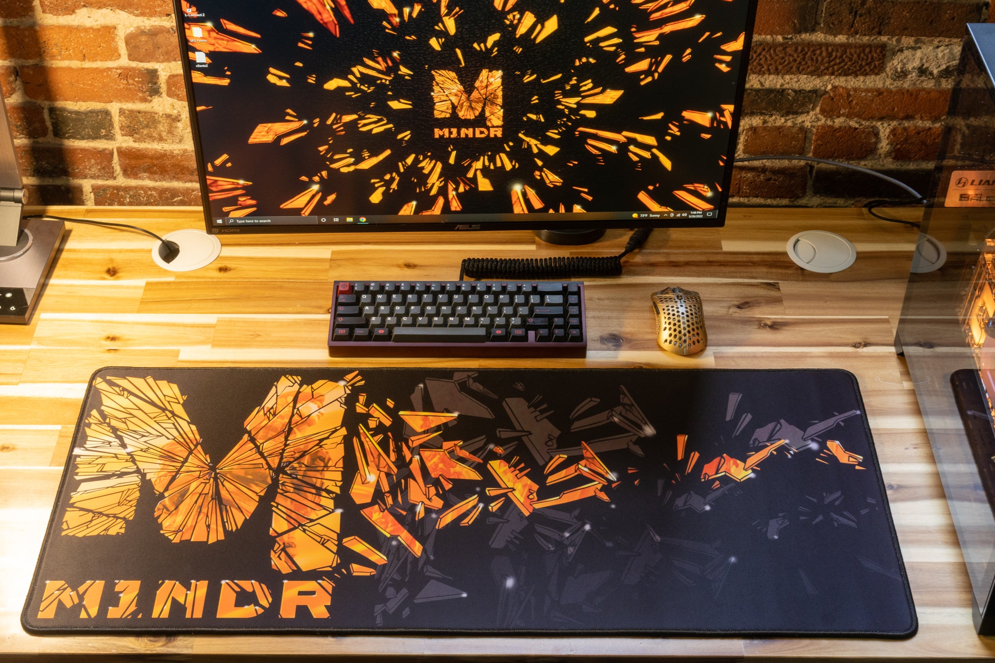 Limited Edition M1NDR Broken Memories Creator Deskmat - Premium Gaming & Office Mouse Pad for PC, Mac, Laptop - Perfect for Esports, Streaming & Home Office Workspace