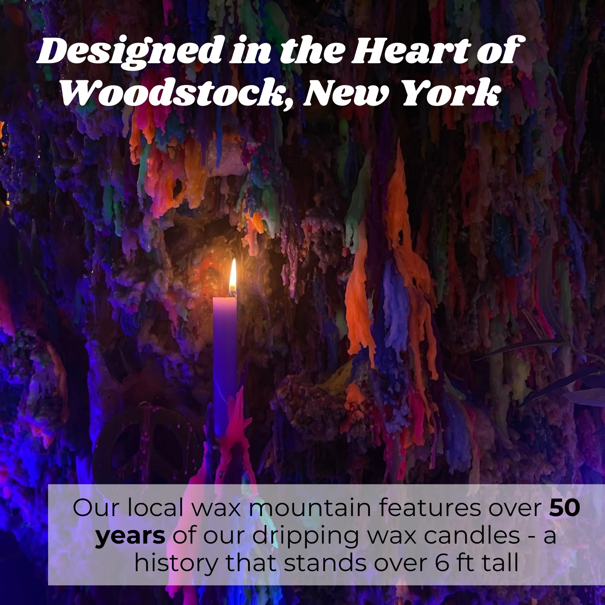 Hippie Drip Candles - 11 Pack Taper Candles for Wine Bottles & Home Decor