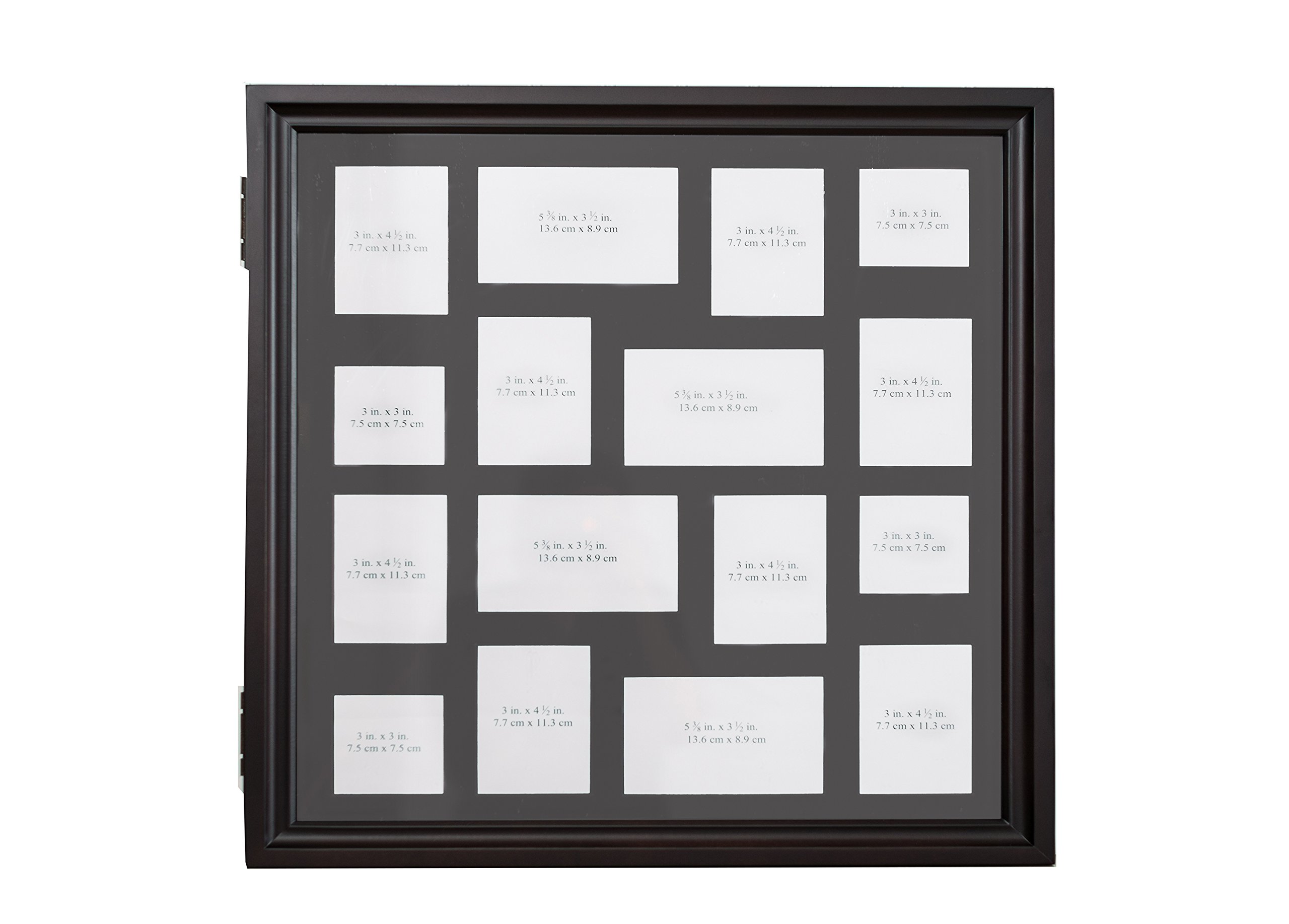 Wall-Mounted Jewelry Cabinet with Picture Frame - Space Saving Storage Organizer for Necklaces, Rings & Earrings - Perfect for Bedroom, Closet or Bathroom Organization (Black)