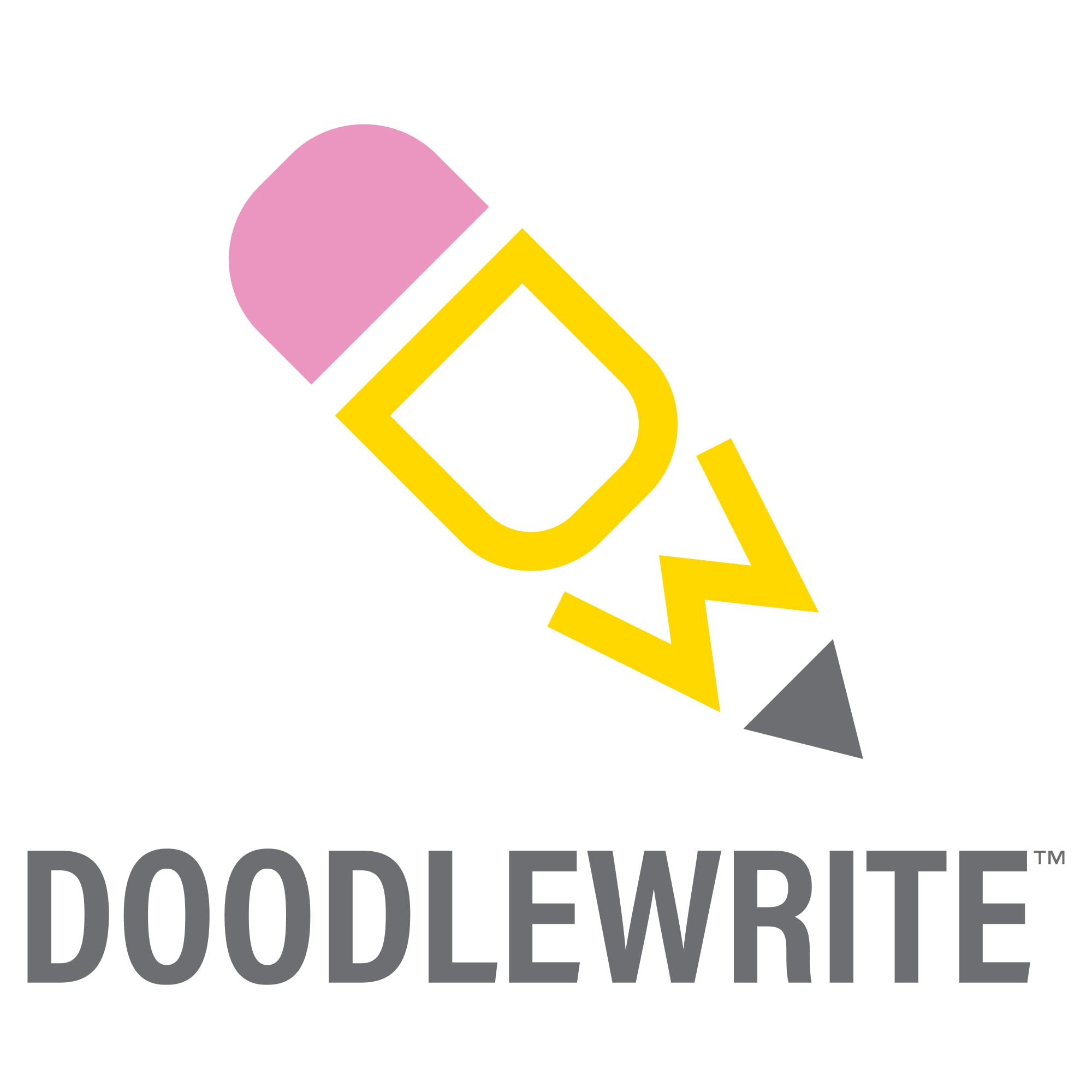 Premium Wide Ruled Spiral Notebook with Doodle Prompts - 10.5