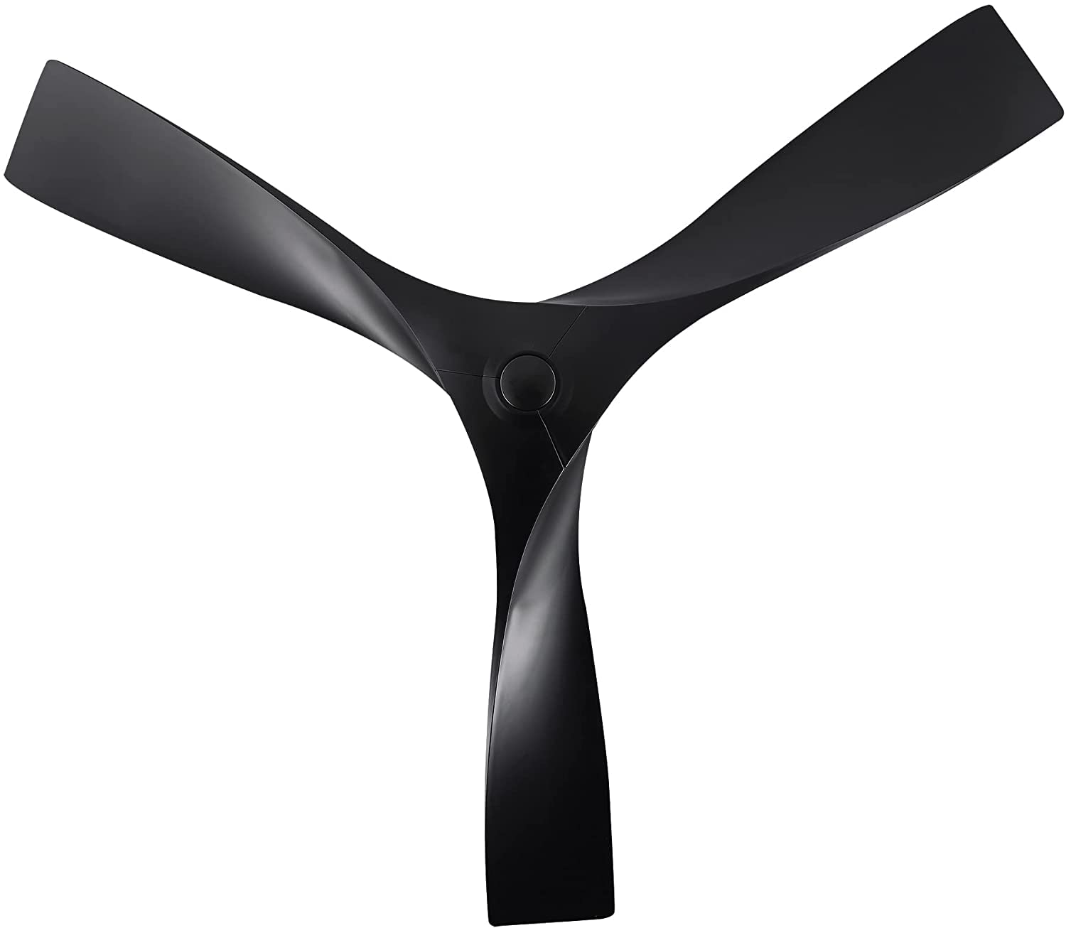 Hykolity 52 Inch Indoor DC Motor Ceiling Fan with 3 ABS Plastic Blades - Quiet Energy Efficient - Remote Control Included - ETL Certified - Ideal for Kitchen, Bedroom, Living Room (Black) - Perfect for Home Cooling and Air Circulation