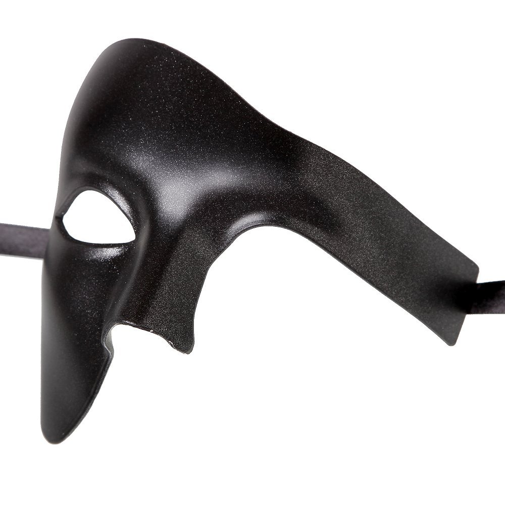Phantom of The Opera Venetian Masquerade Mask - Elegant Halloween Party Mask for Masquerade Balls, Costume Parties & Venetian Carnival Events