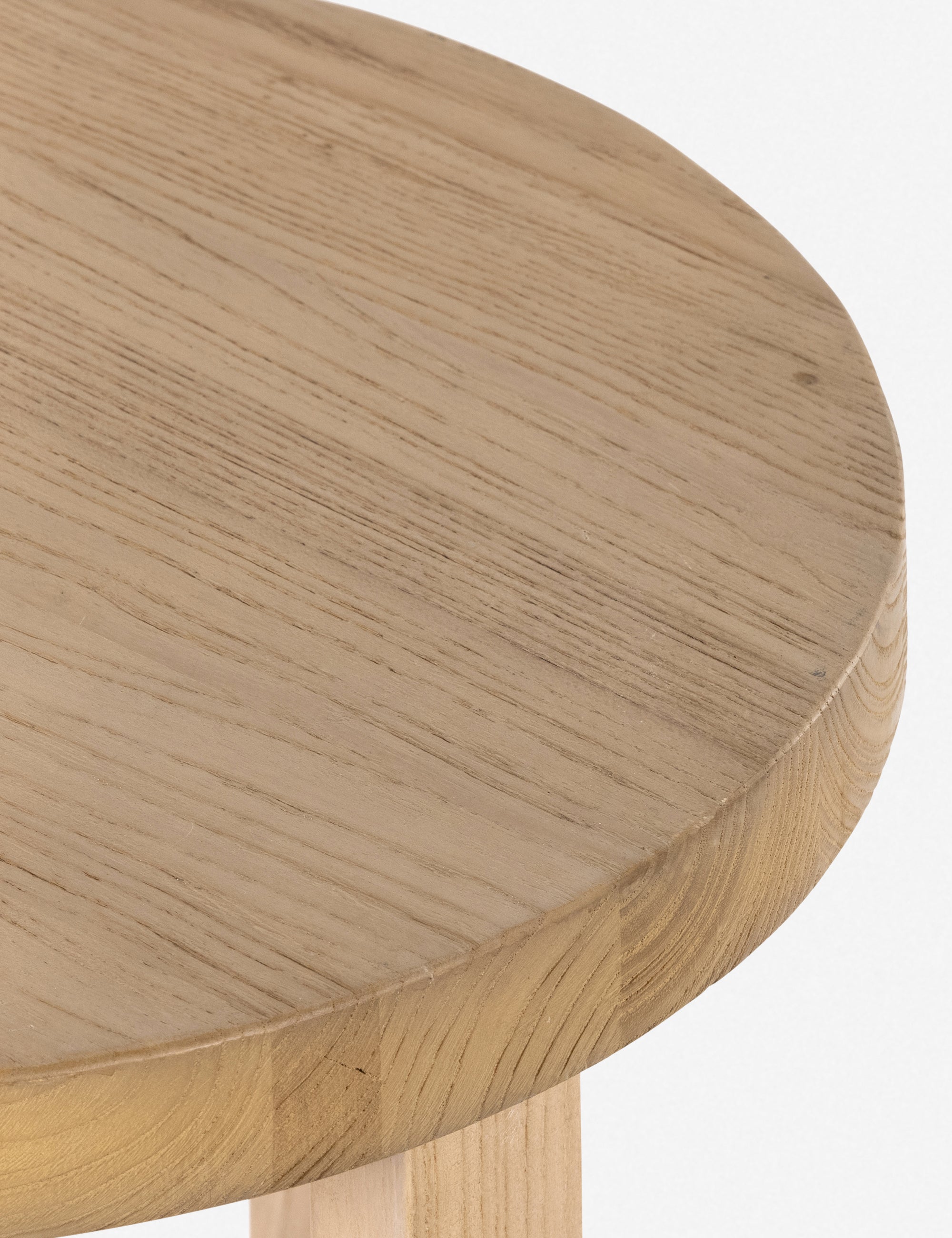 Round Side Table - Modern End Table with Sturdy Metal Base for Living Room, Bedroom, or Office - Perfect for Coffee, Books, and Decor