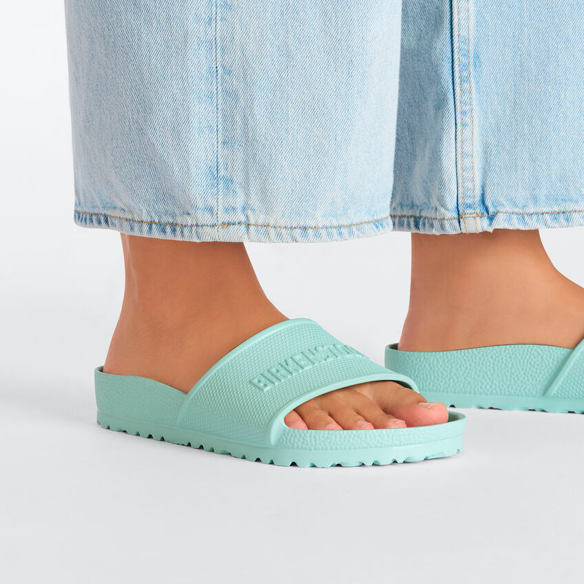 Birkenstock Barbados Eva Sandal in Surf Green - Comfortable Waterproof Beach Sandals for Women & Men | Perfect for Pool, Vacation & Summer Outdoor Activities