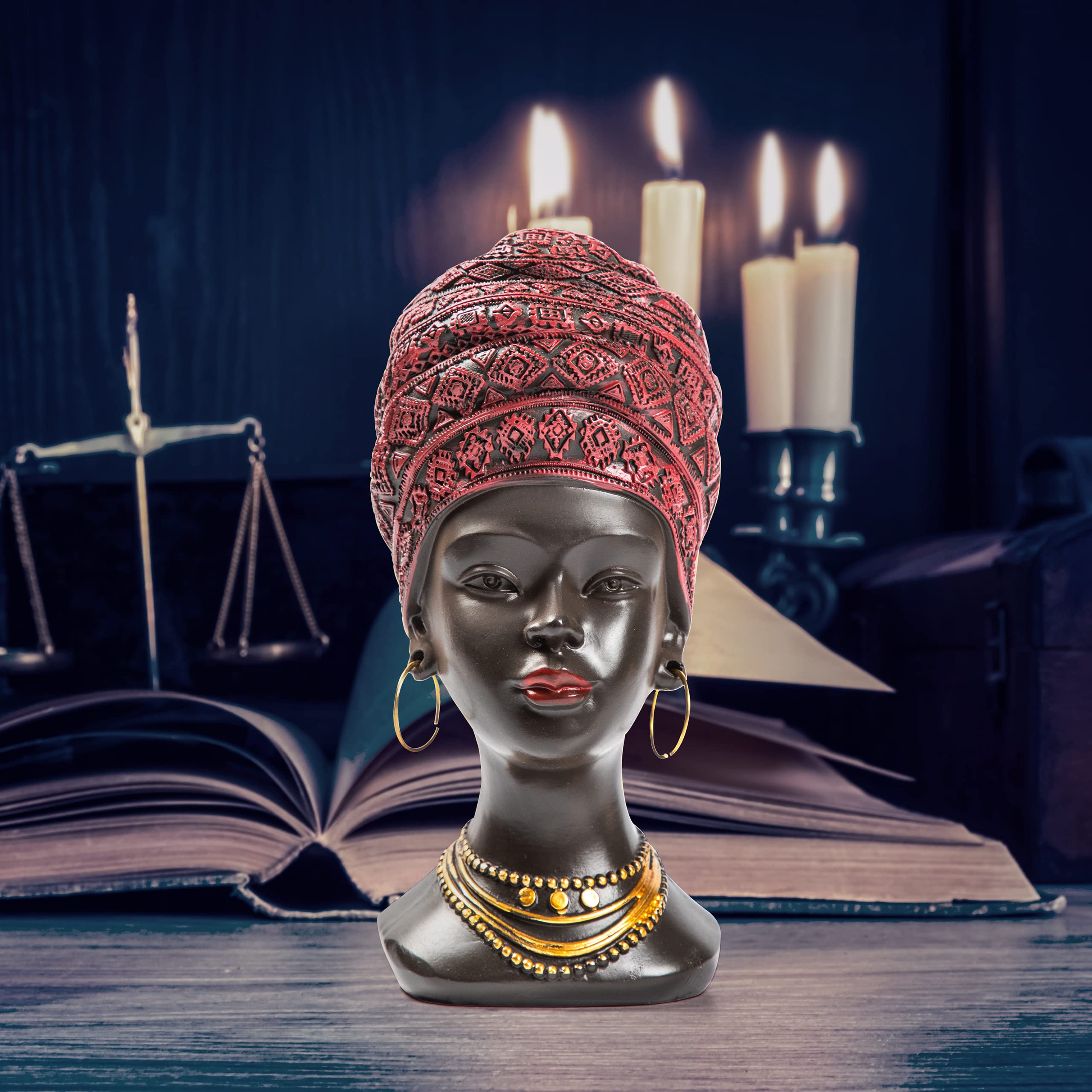 African Statues & Sculptures for Home Decor - Living Room Shelf Accents