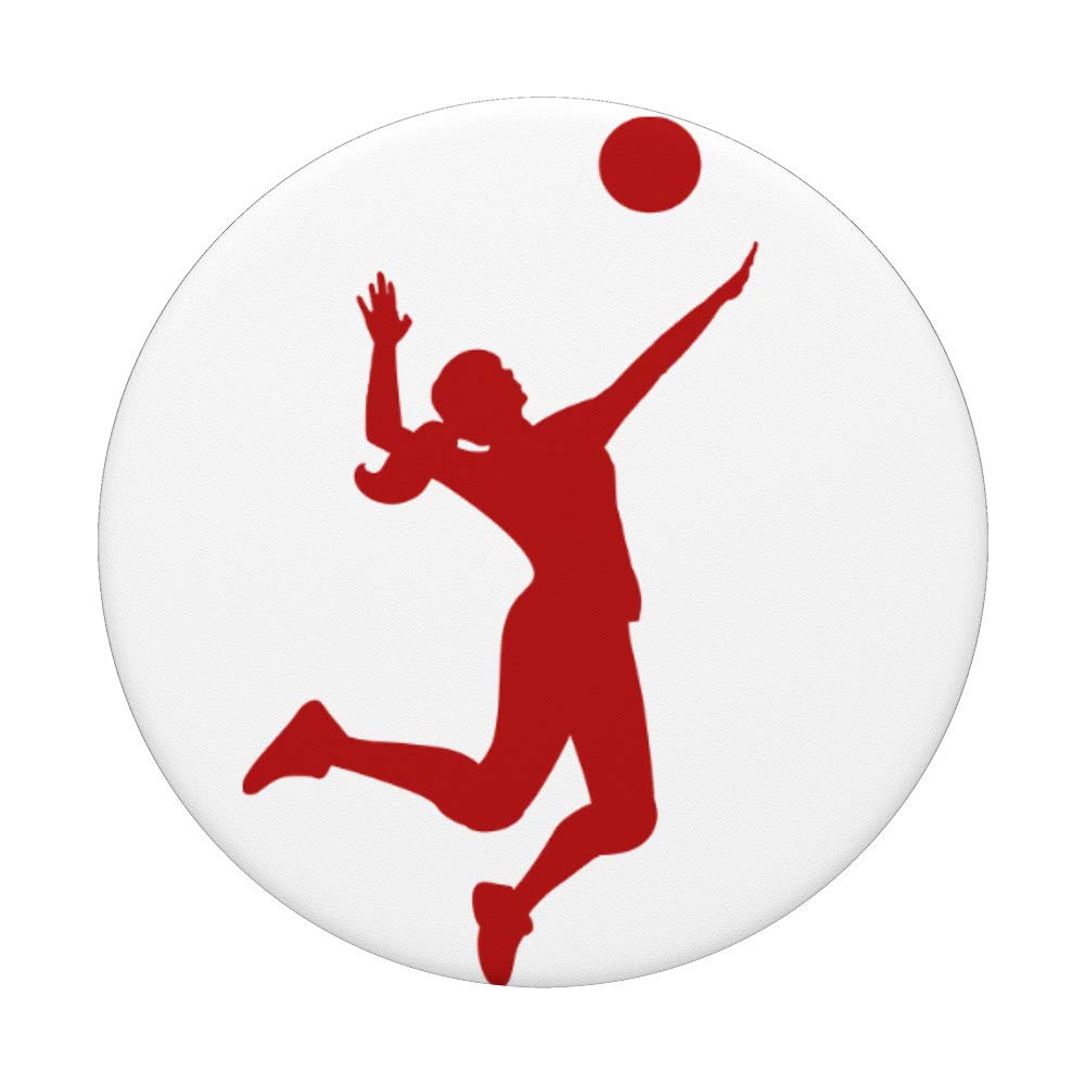 Graphic Volleyball Phone Grip for Sports & Outdoor Activities