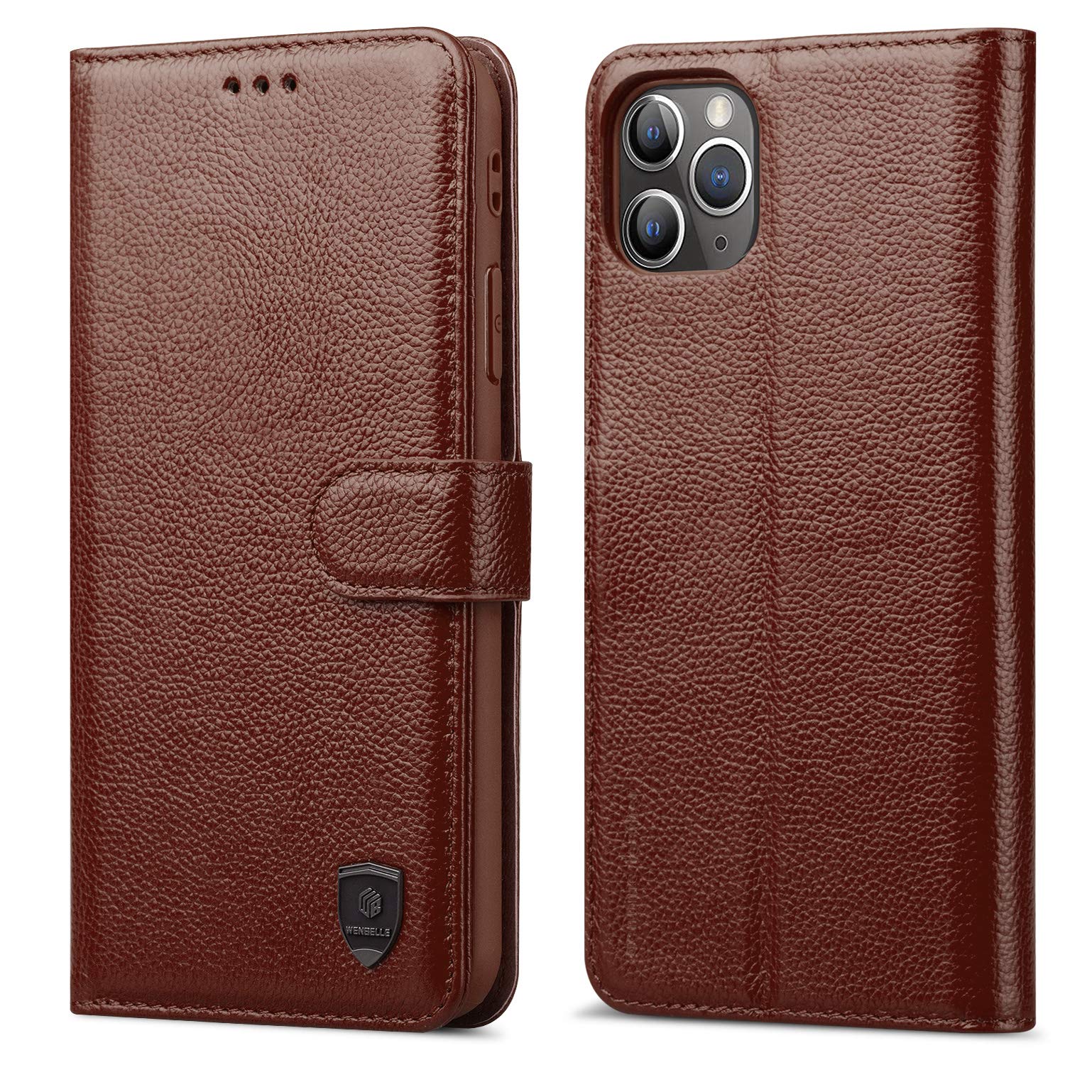 Premium Genuine Leather Wallet Case for iPhone 11 Pro Max (6.5