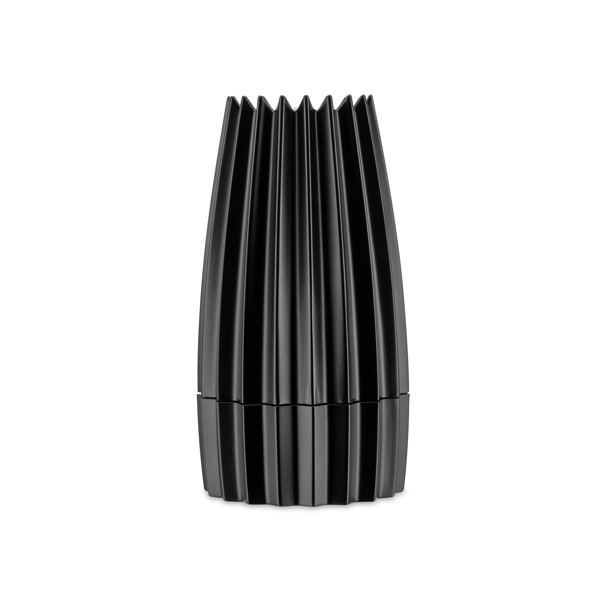 Premium Alessi WAL03 B Black Salt, Pepper & Spice Grinder - Adjustable Ceramic Mill for Fresh Seasoning - Perfect for Kitchen, Dining Table & Gourmet Cooking