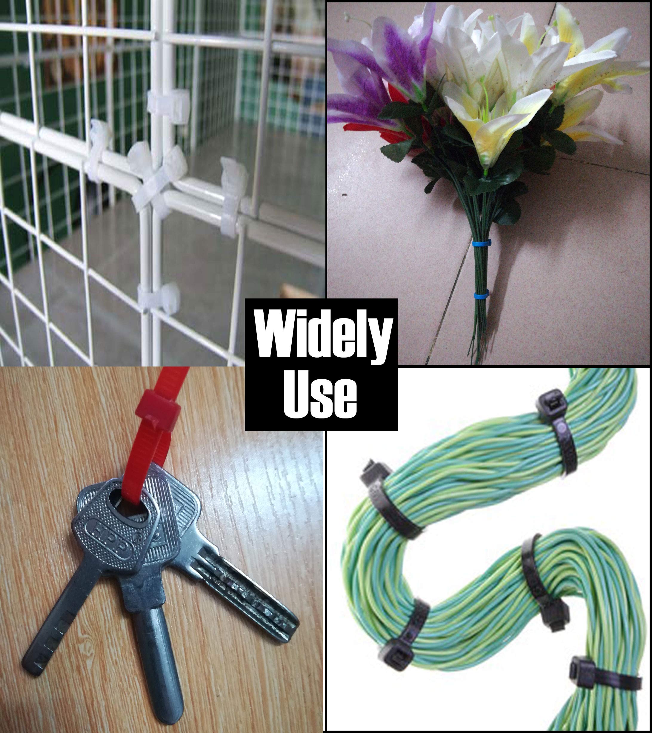 100 Pcs Heavy Duty 12-Inch Nylon Cable Zip Ties - Self-Locking Wire Ties for Organizing Cables, Wires & Bundles | Ideal for Home, Office, Garden, Electronics & DIY Projects (Green)