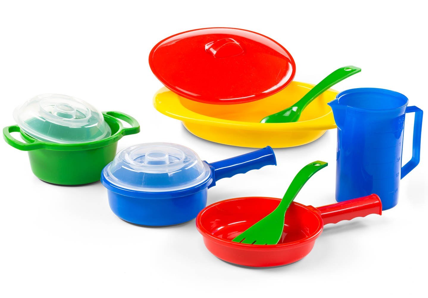 Kidzlane Kids Play Pots and Pans Set - BPA Free Dishwasher Safe Kitchen Playset for Toddlers & Children | Pretend Cooking Toys for Boys & Girls | Perfect for Imaginative Play, Birthday Gifts & Preschool Learning