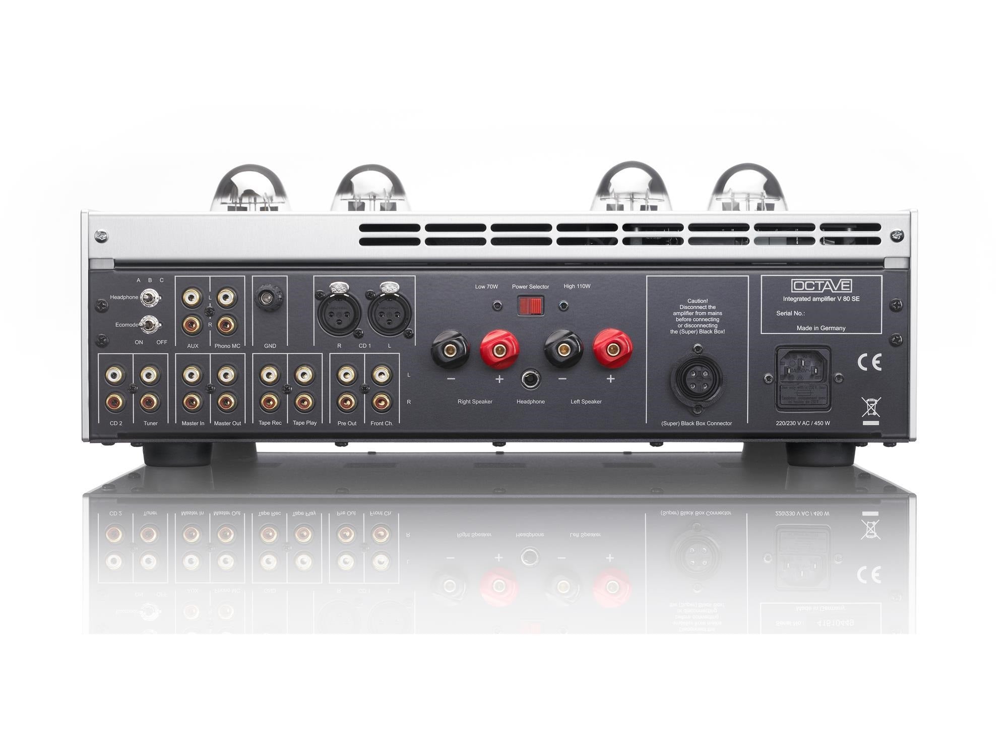 Octave V80 SE Tube Integrated Stereo Amplifier - High-End Audio for Home Theater & Music Listening