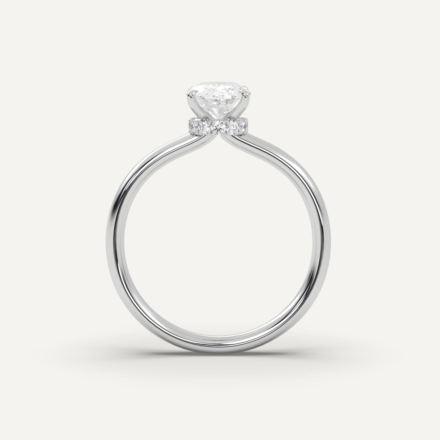 1 Carat Oval Cut Diamond Engagement Ring for Women - Elegant Solitaire Wedding Band, Perfect for Proposals, Anniversaries & Special Occasions