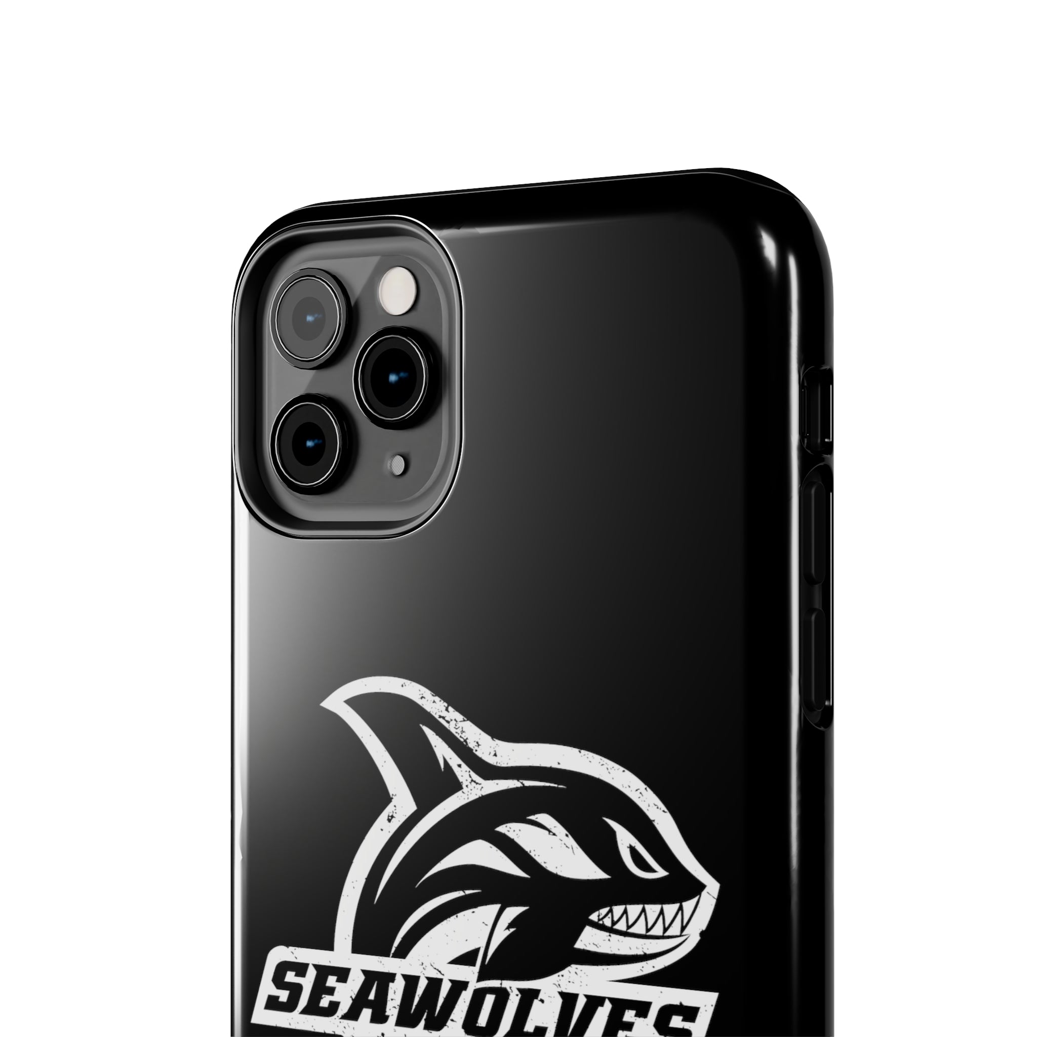 Seawolves Black Rugged Phone Case - Durable & Shockproof Protection for iPhone & Android - Perfect for Outdoor, Sports & Daily Use