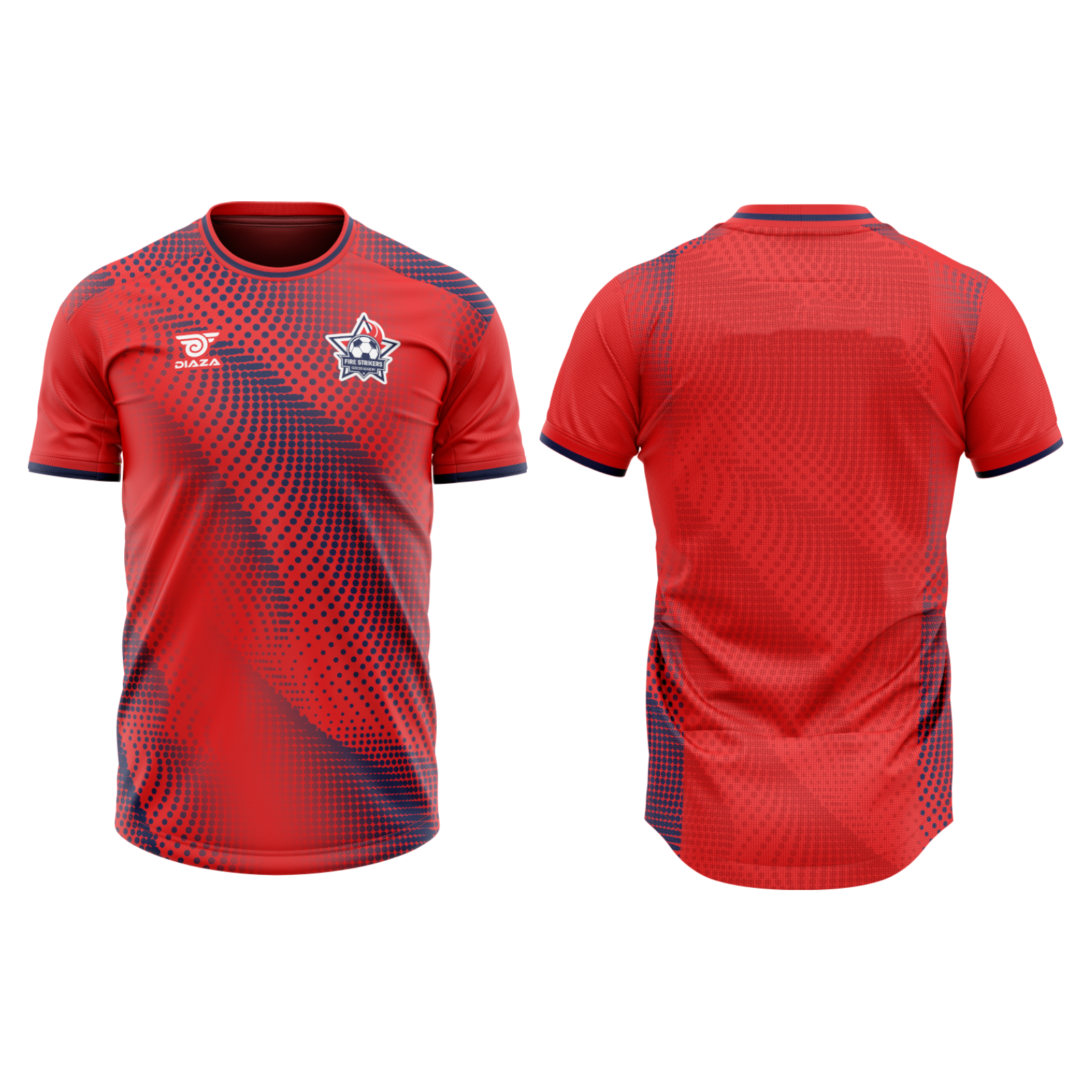 Official Fire Striker Home Jersey - Authentic Soccer Jersey for Men & Women - Perfect for Games, Training & Fan Support